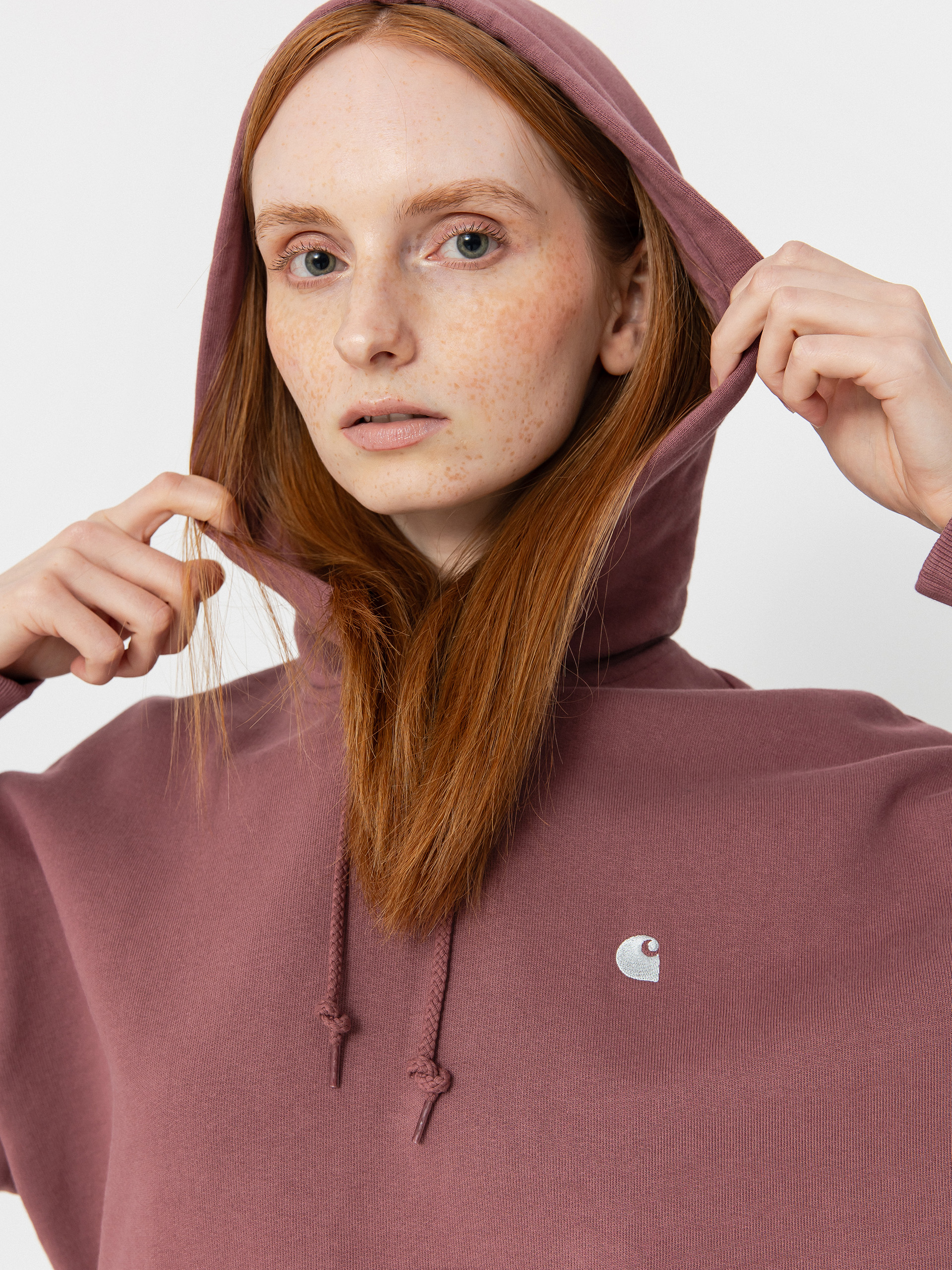 Carhartt WIP Casey HD Wmn Kapucnis pulóver (dusky pink/silver)