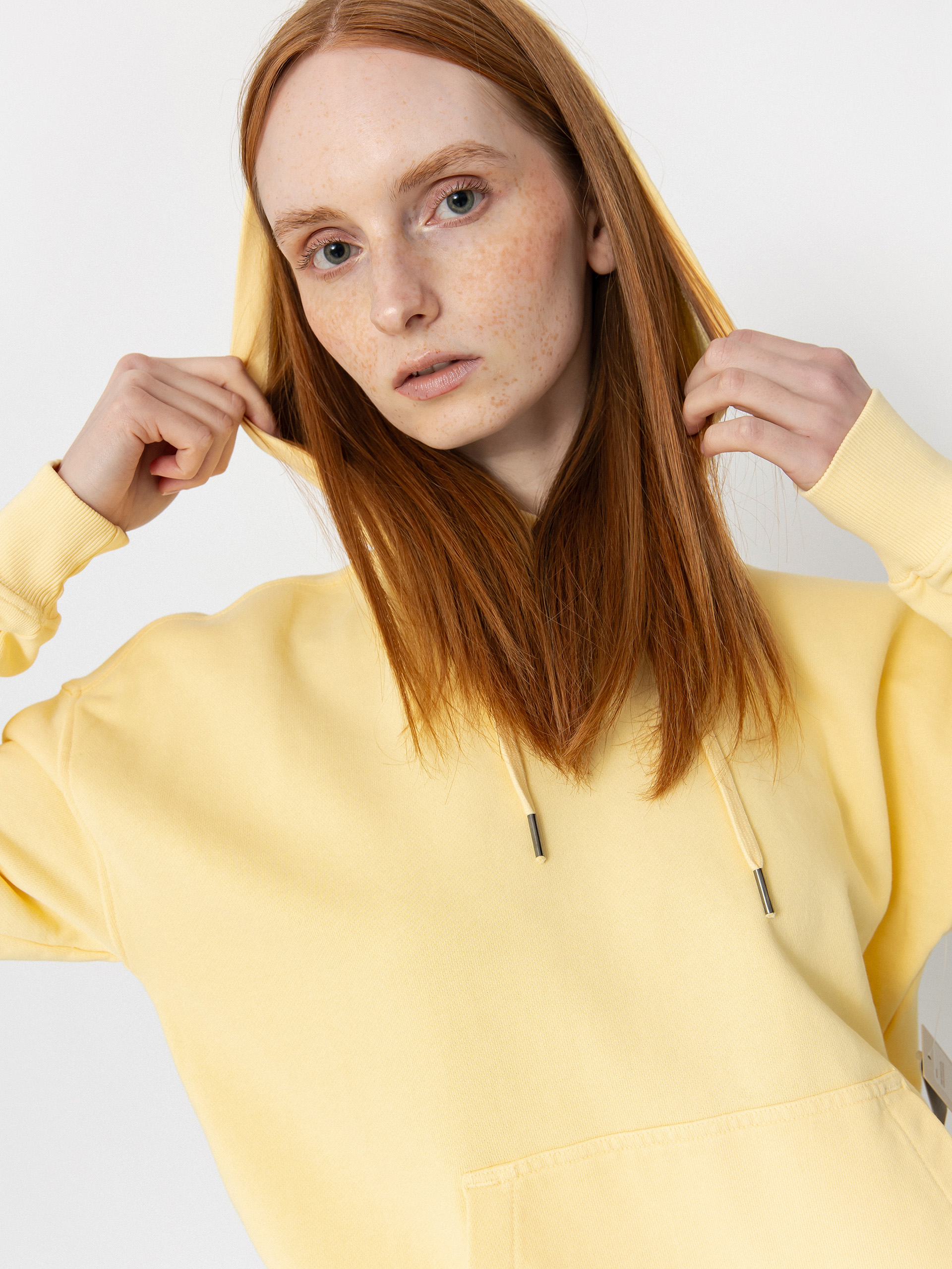 Brixton Cross Loop Ft HD Wmn Kapucnis pulóver (panna cotta)