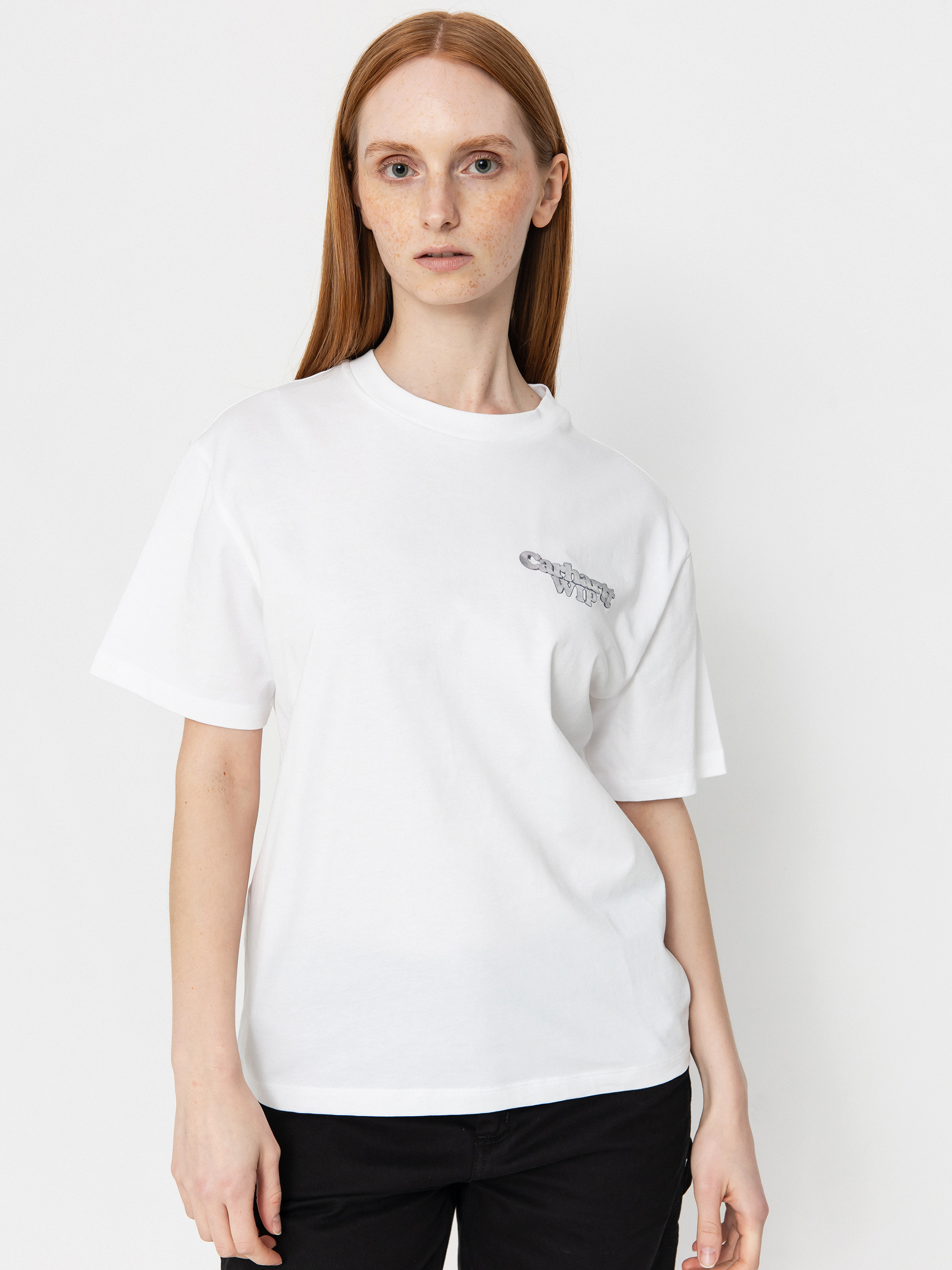 Carhartt WIP Chain Link Wmn Póló (white/silver)