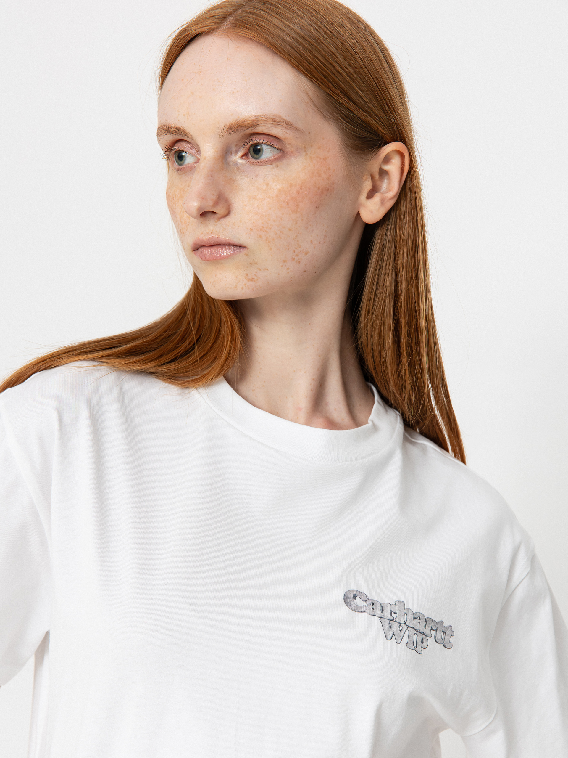 Carhartt WIP Chain Link Wmn Póló (white/silver)