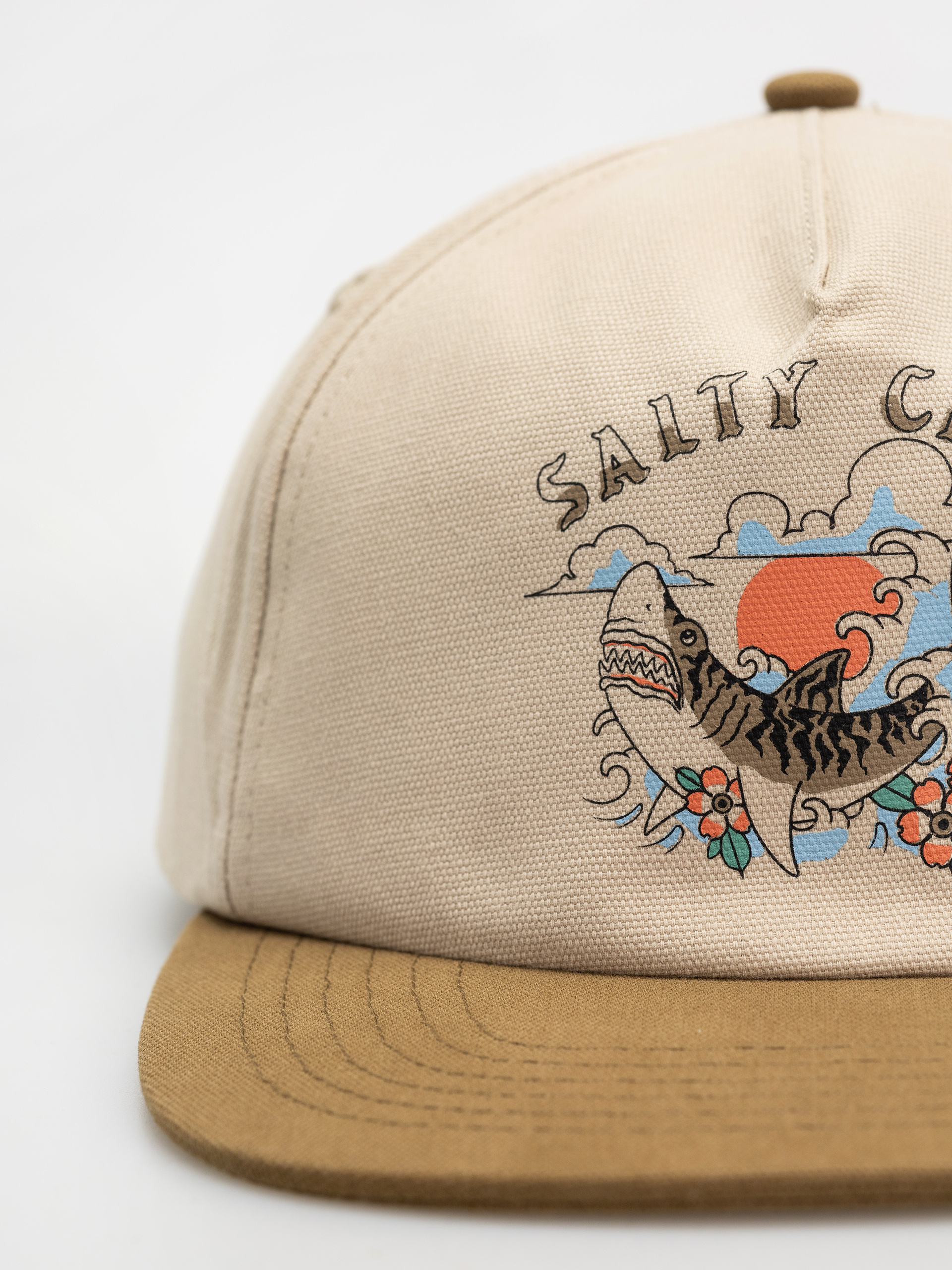 Salty Crew Hopper 5 Panel Baseball sapka (oyster/brown)