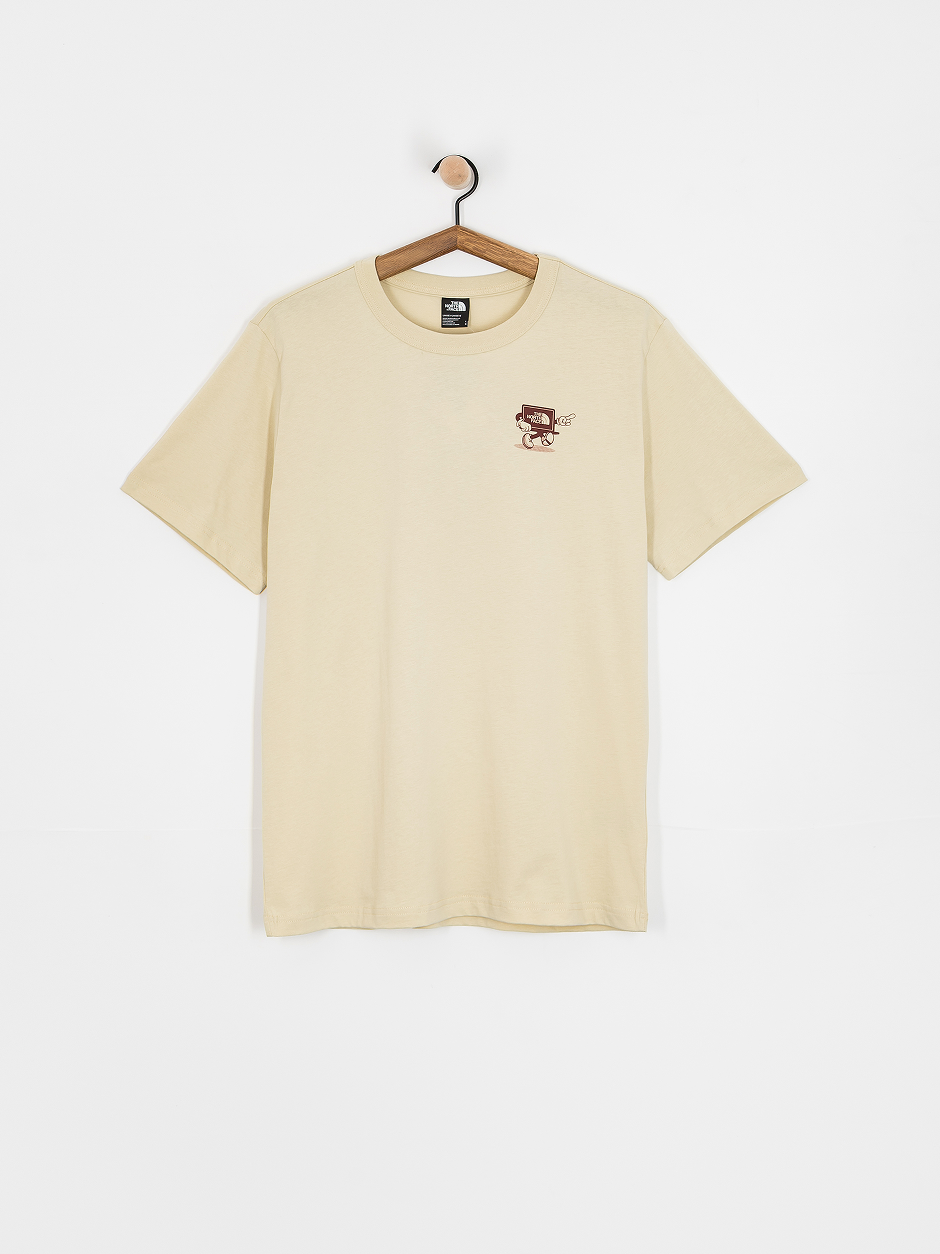 The North Face Cartoon Logo Relaxed Póló (gravel)