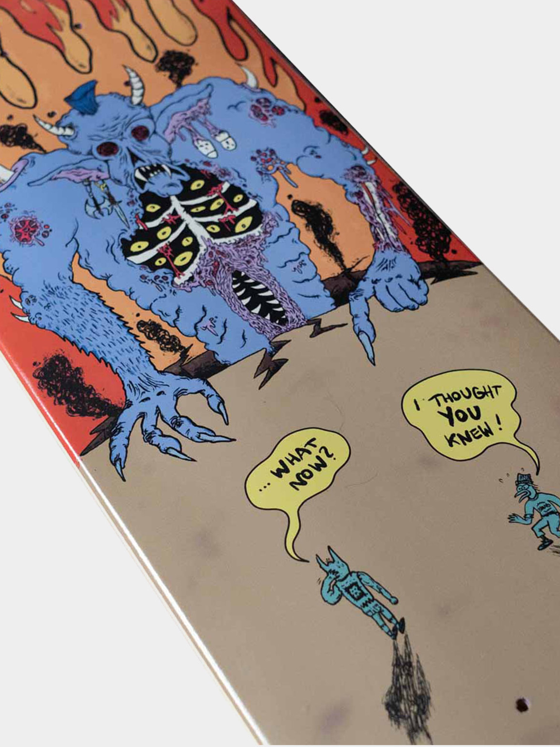 Gördeszka lap Youth Skateboards Bummers Ritual (red/brown)