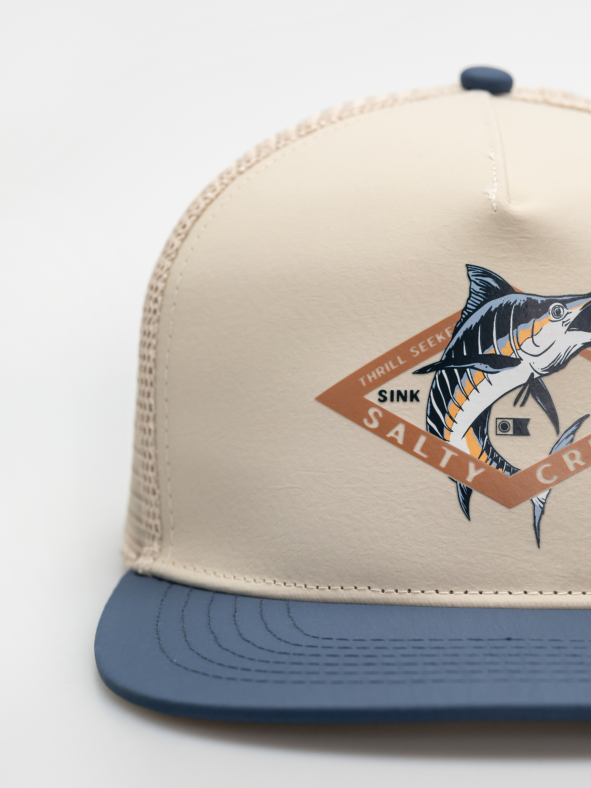 Salty Crew Diamond Marlin Trucker Baseball sapka (oyster/slate)