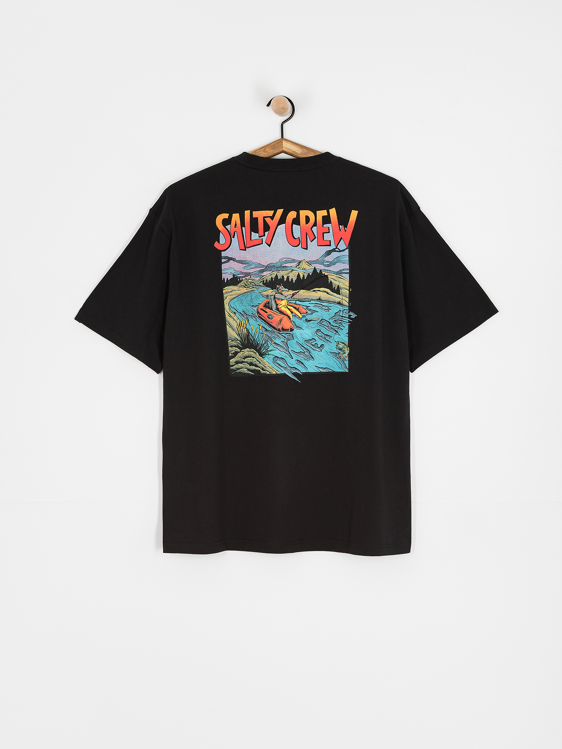 Salty Crew River Rats Pu00f3lu00f3 (black)