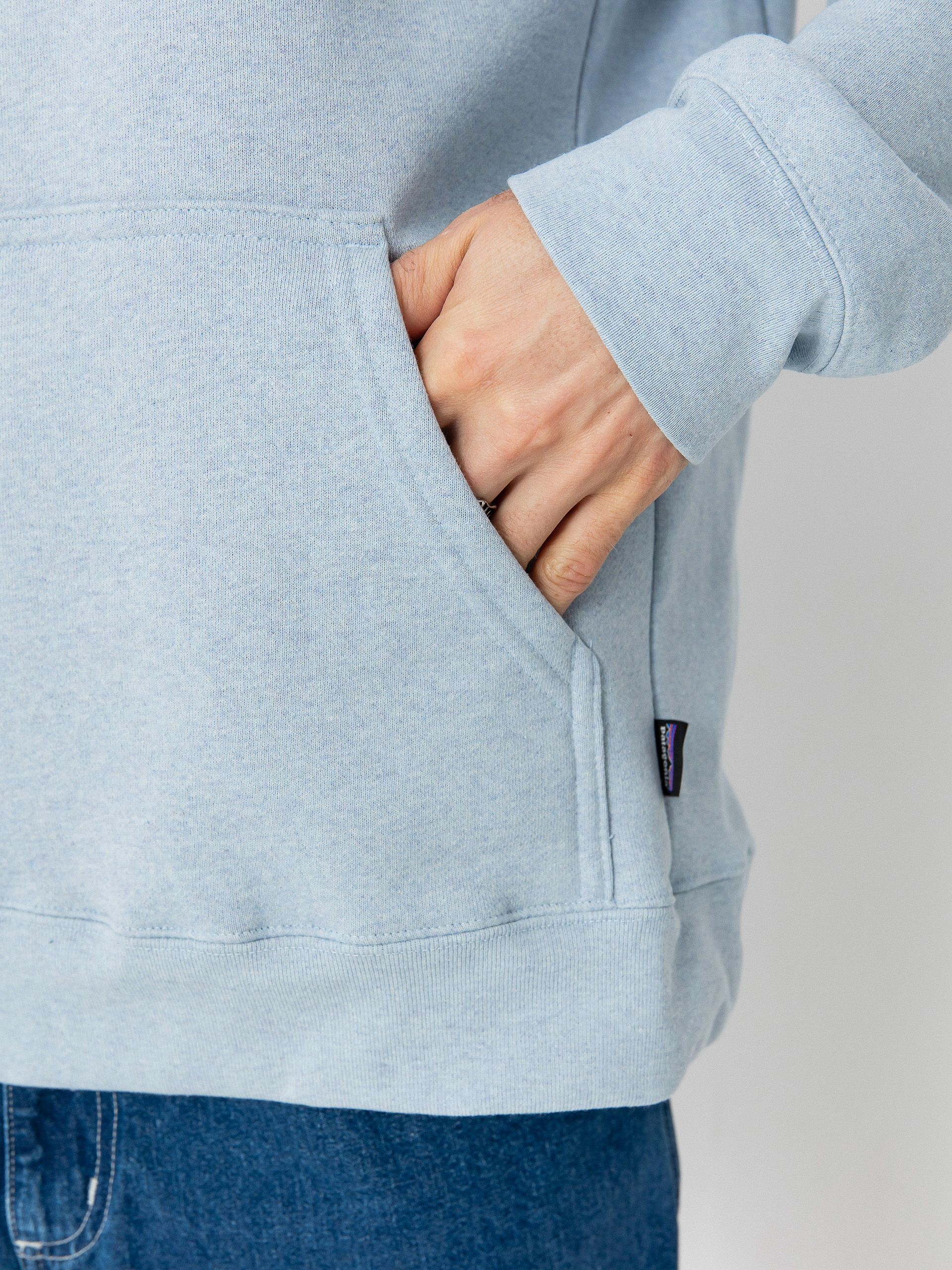 Patagonia Fitz Roy Icon Uprisal HD Kapucnis pulóver (fleck blue)