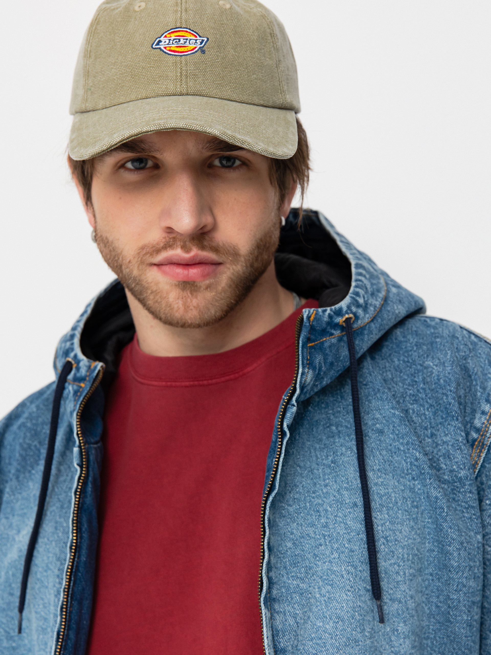 Dickies Hooded Dzseki (rinsed blue w/ fade)