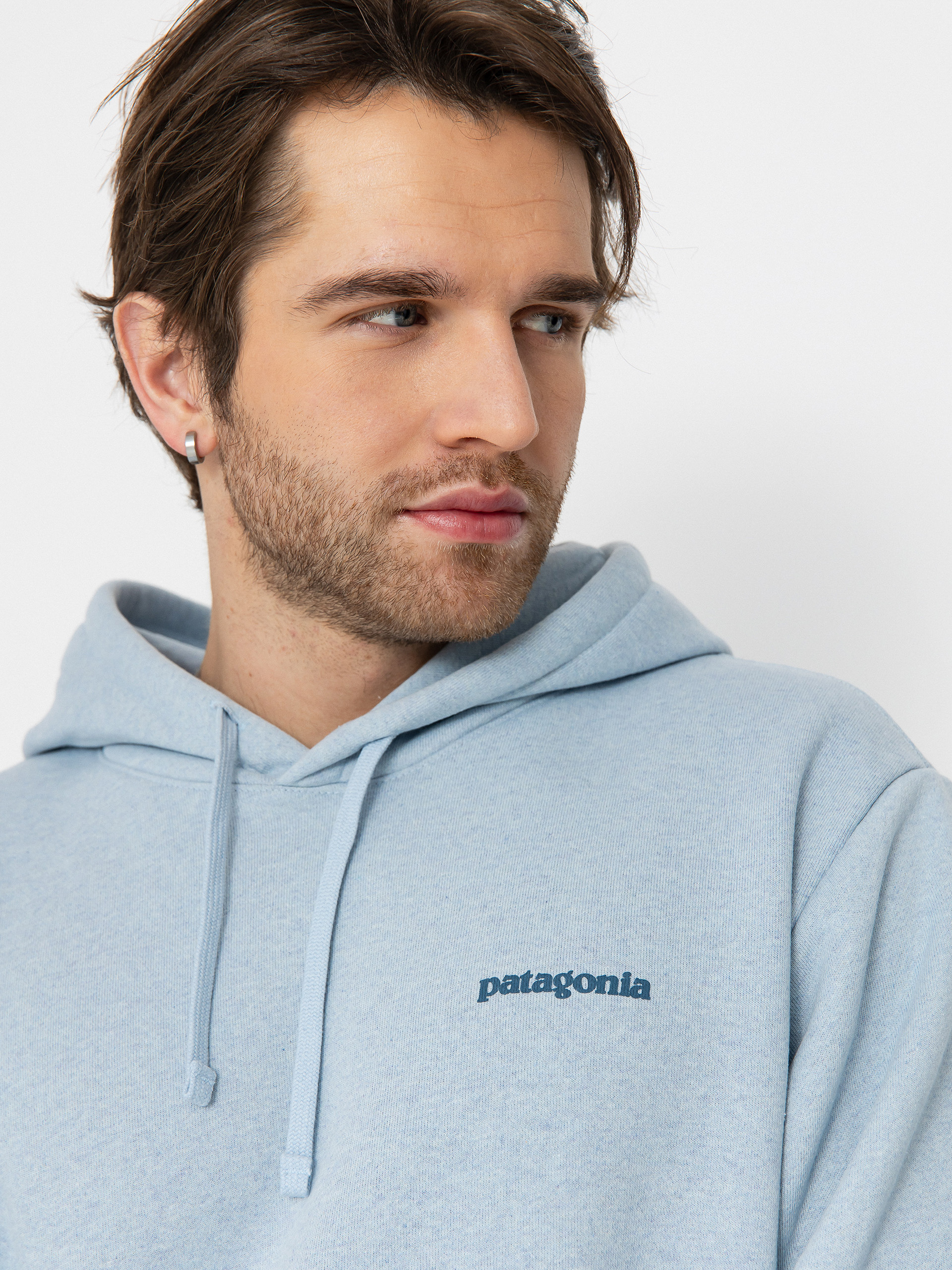 Patagonia Fitz Roy Icon Uprisal HD Kapucnis pulóver (fleck blue)