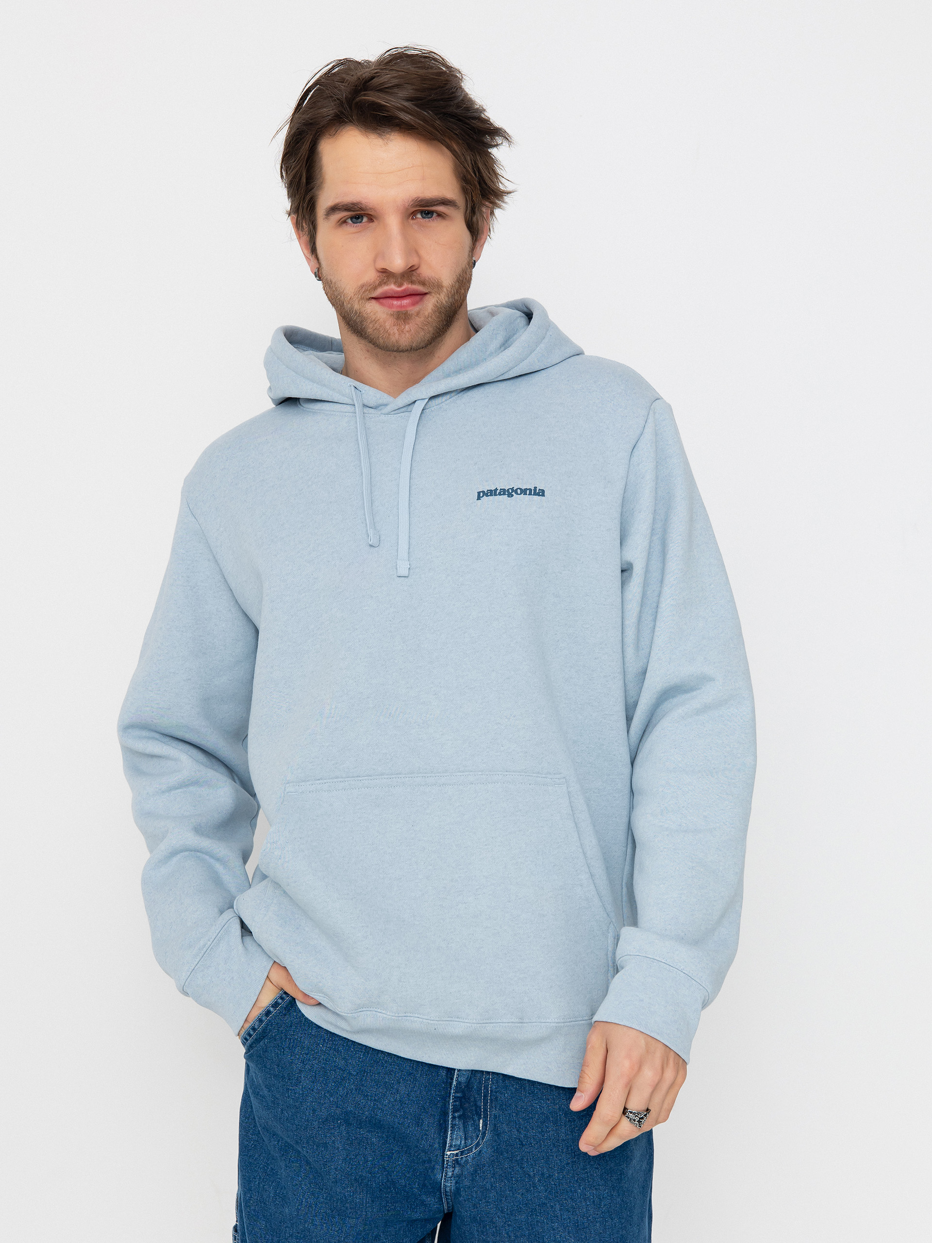 Patagonia Fitz Roy Icon Uprisal HD Kapucnis pulóver (fleck blue)