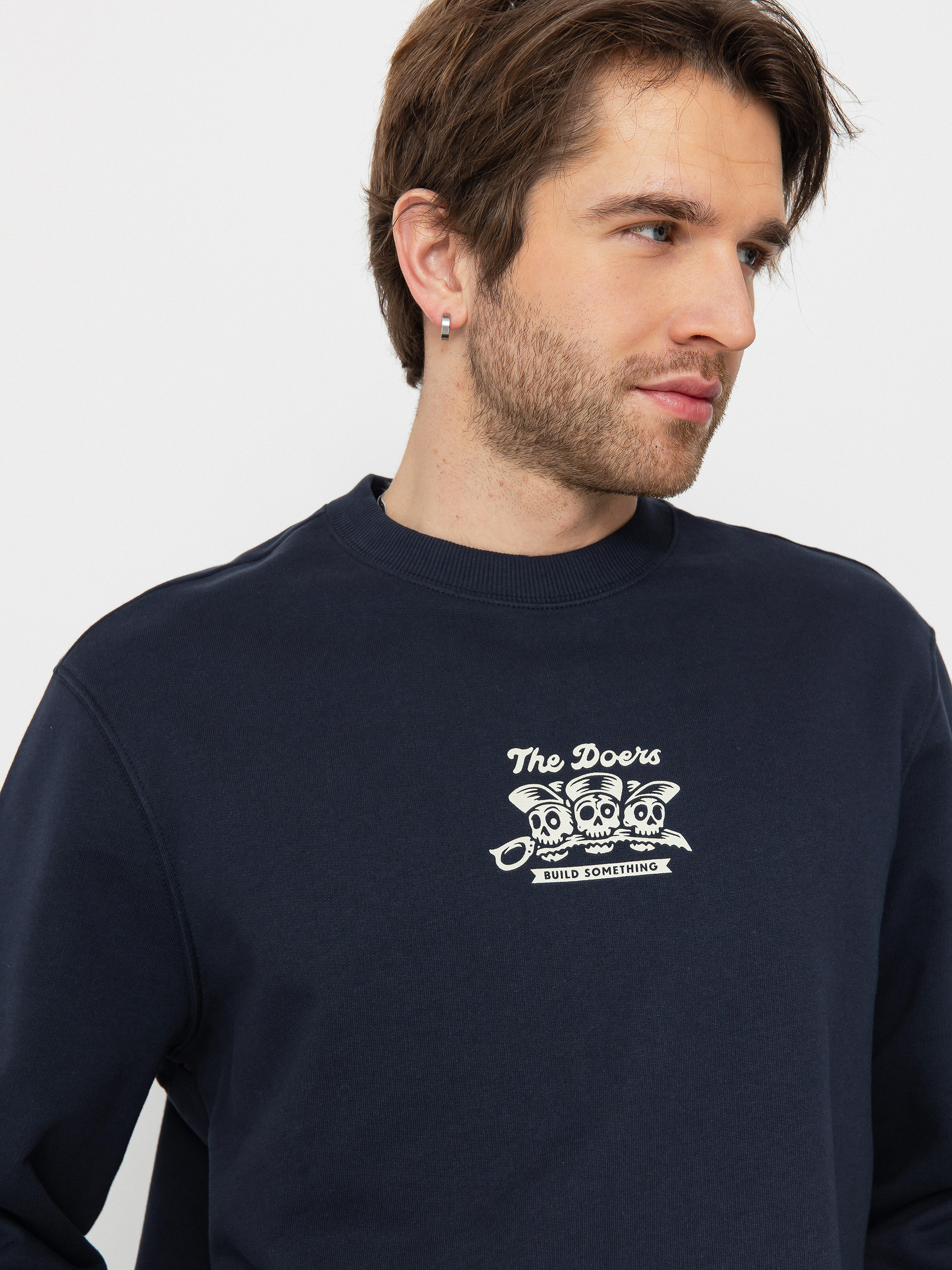 Element Timber Skeleton Gang Crew Pulóver (eclipse navy)