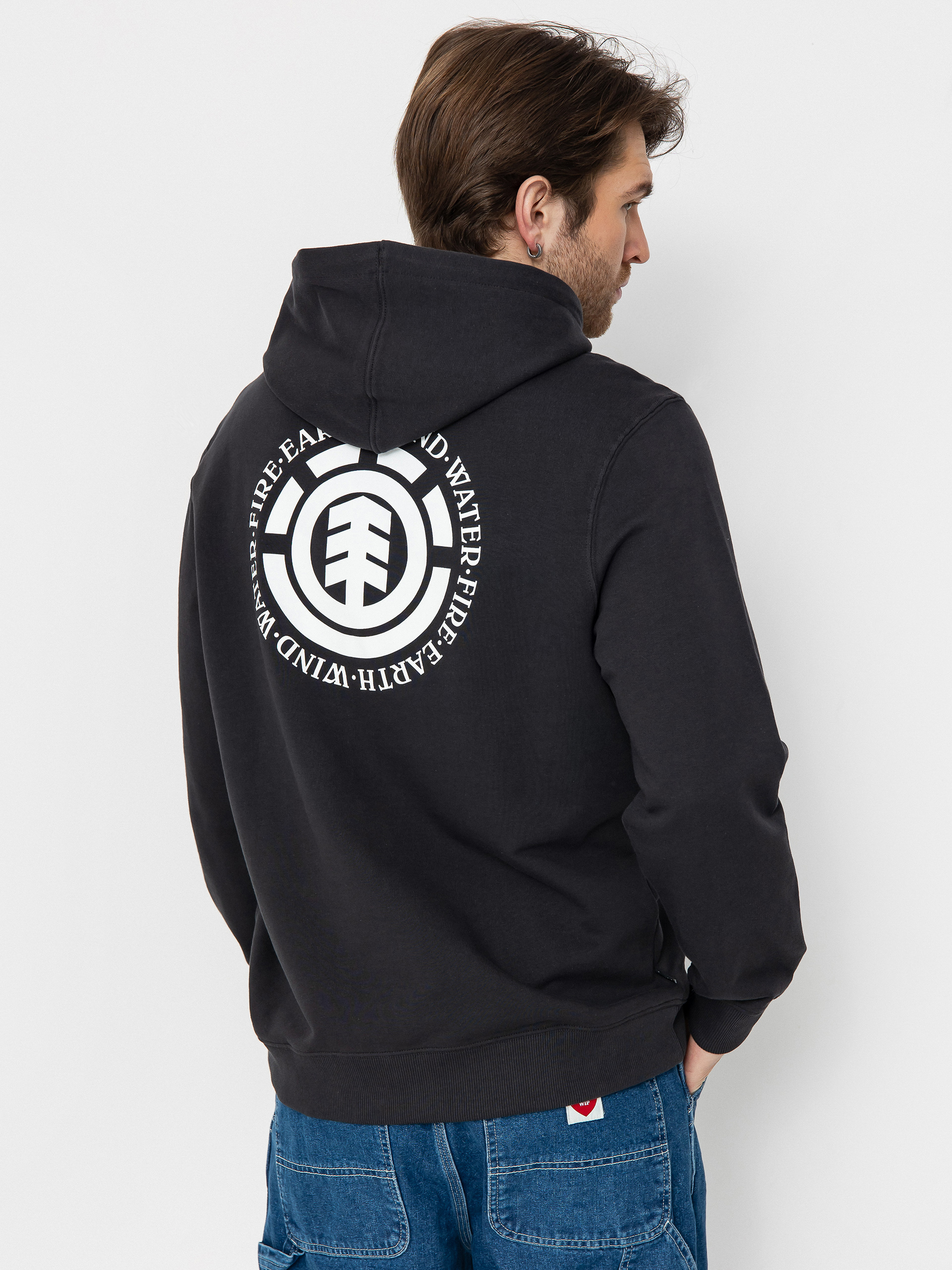 Element Seal Bp HD Kapucnis pulóver (off black)