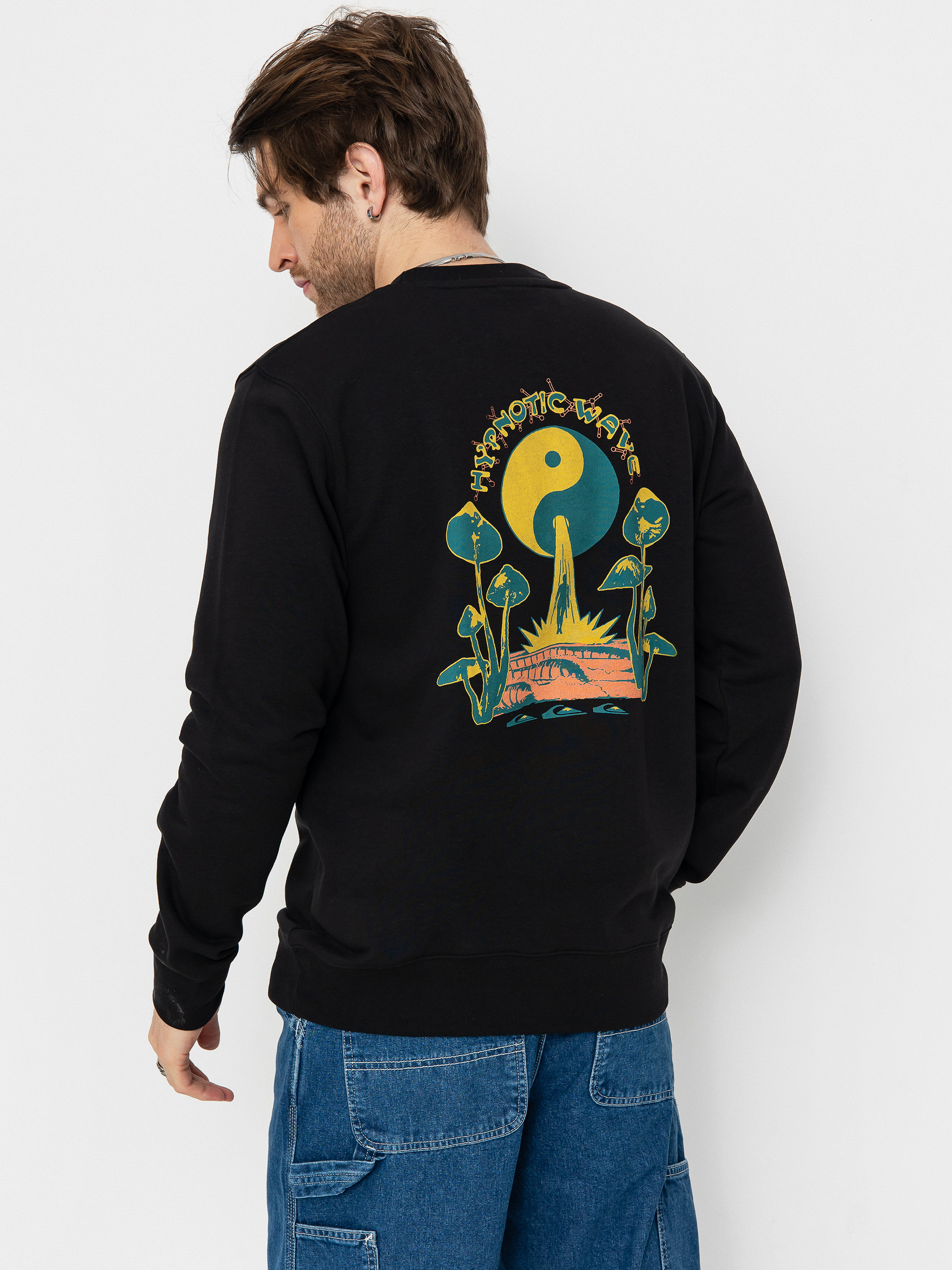 Quiksilver Graphic Mix Pulóver (black)