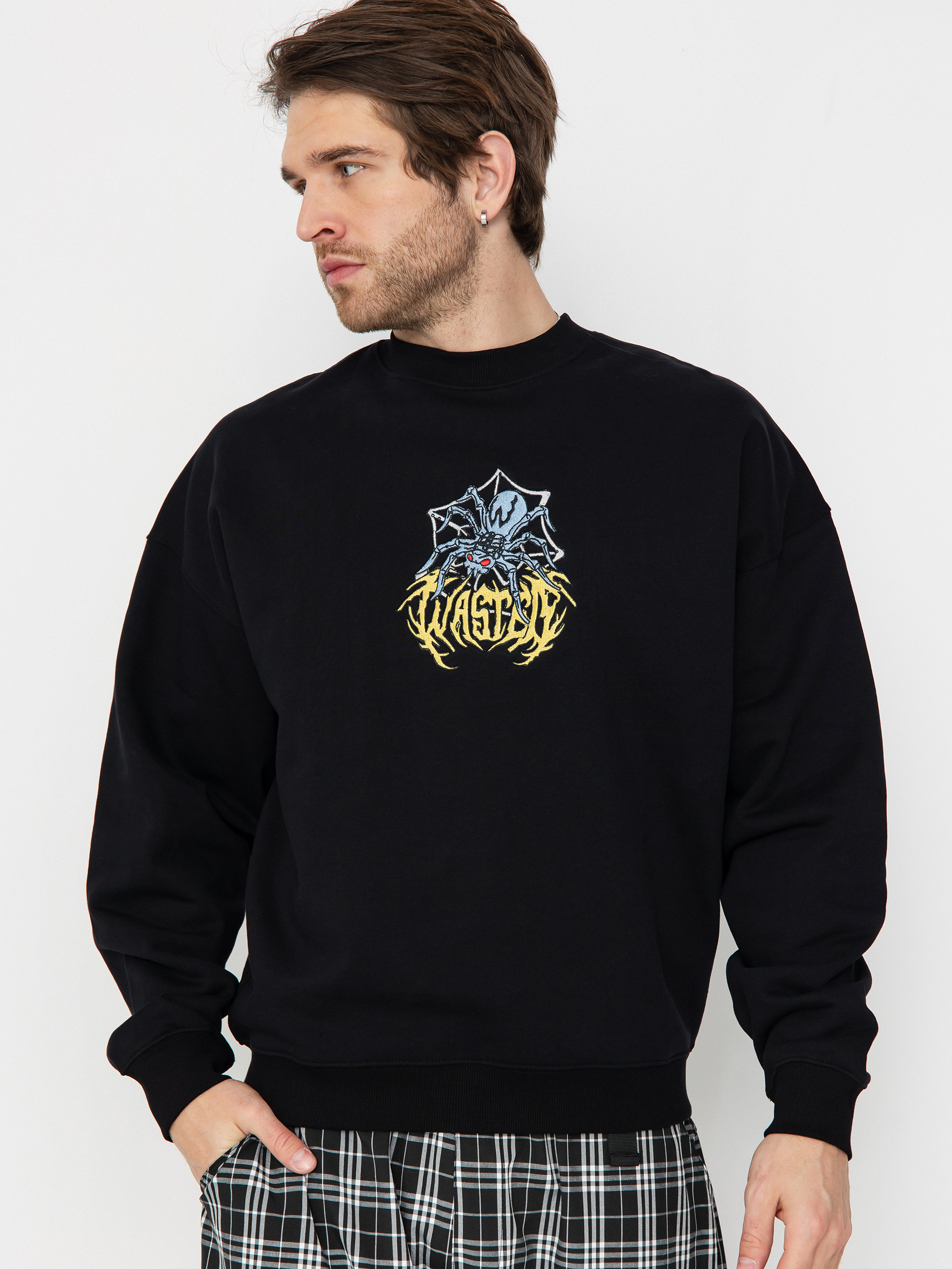 Wasted Paris Prey Boxy Pulóver (black)