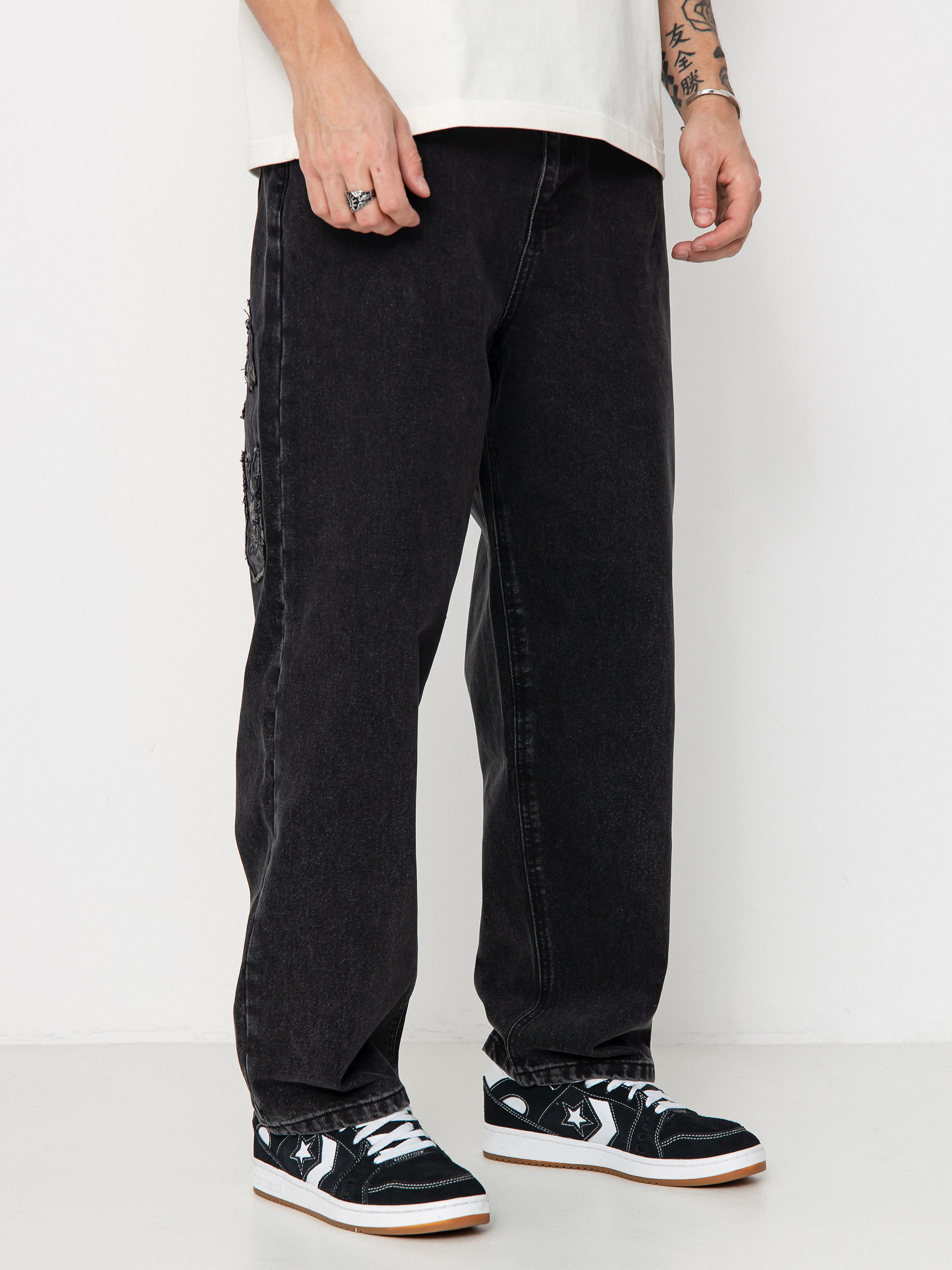 Wasted Paris Kingdom Curve Destroy Casper Kisnadrág (faded black)