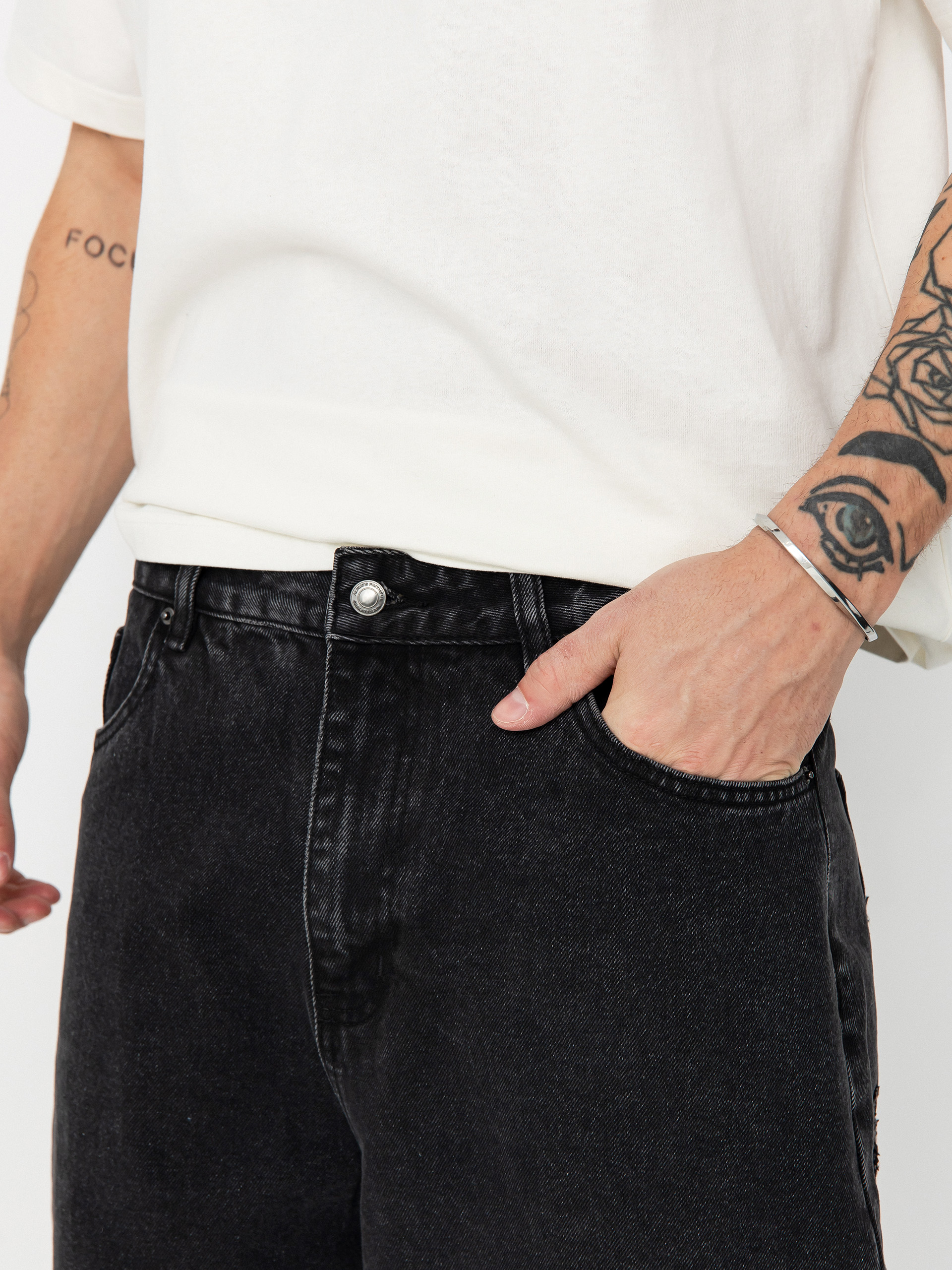 Wasted Paris Kingdom Curve Destroy Casper Kisnadrág (faded black)