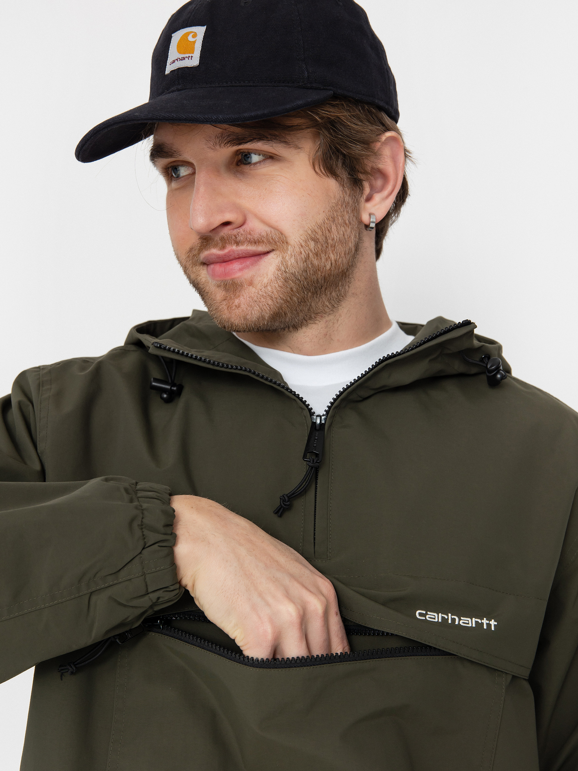 Carhartt WIP Windbreaker Dzseki (turtle/white)