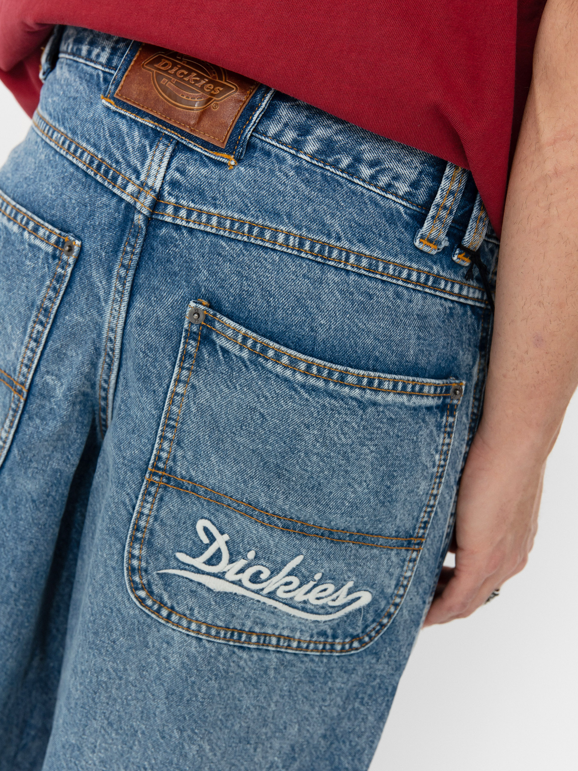 Dickies Loose Wave Kisnadrág (rinsed blue w/fade)