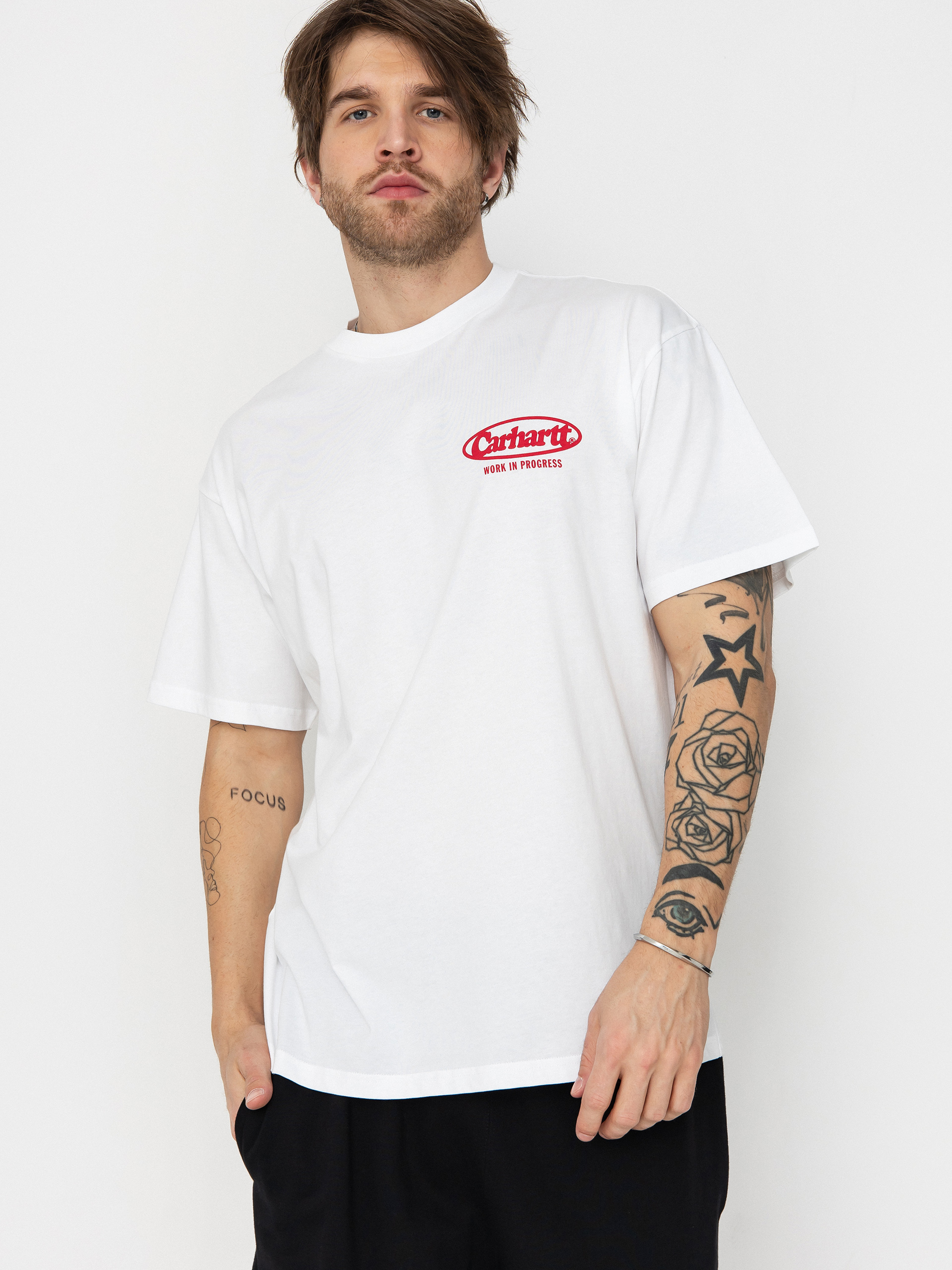 Carhartt WIP Logo Póló (white)