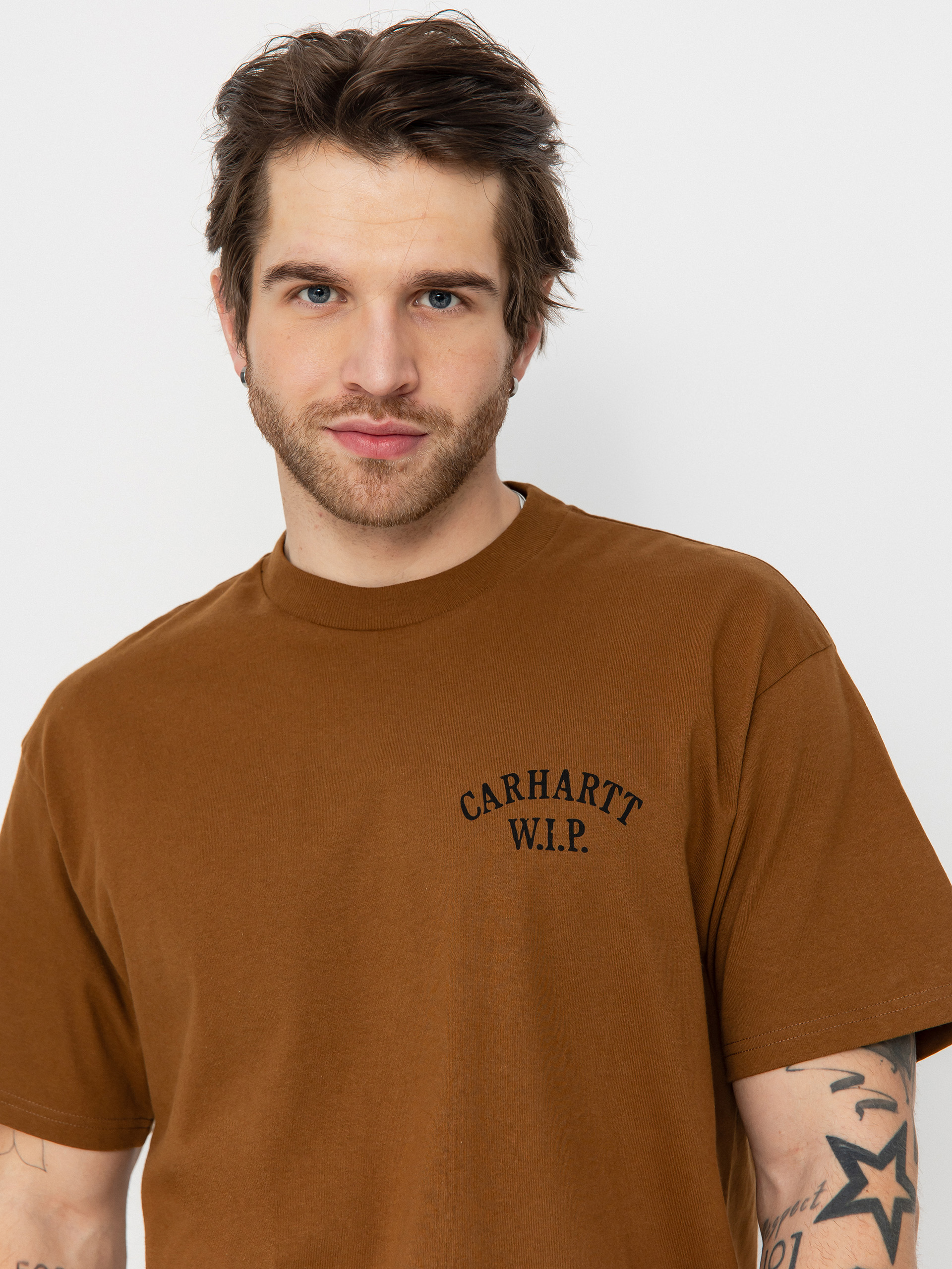 Carhartt WIP Cabinetry Póló (hamilton brown/black)