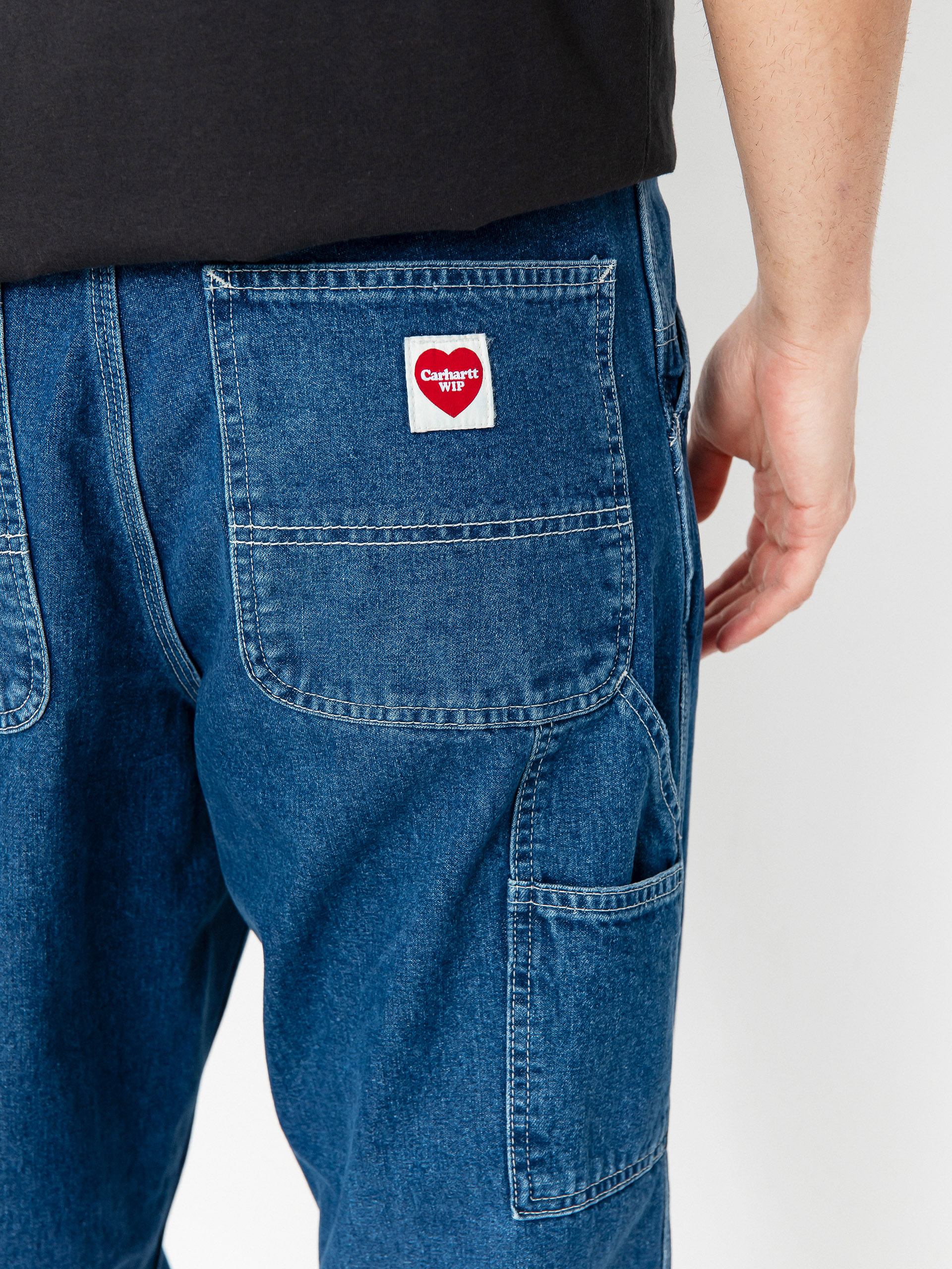 Carhartt WIP Single Knee Kisnadrág (blue)