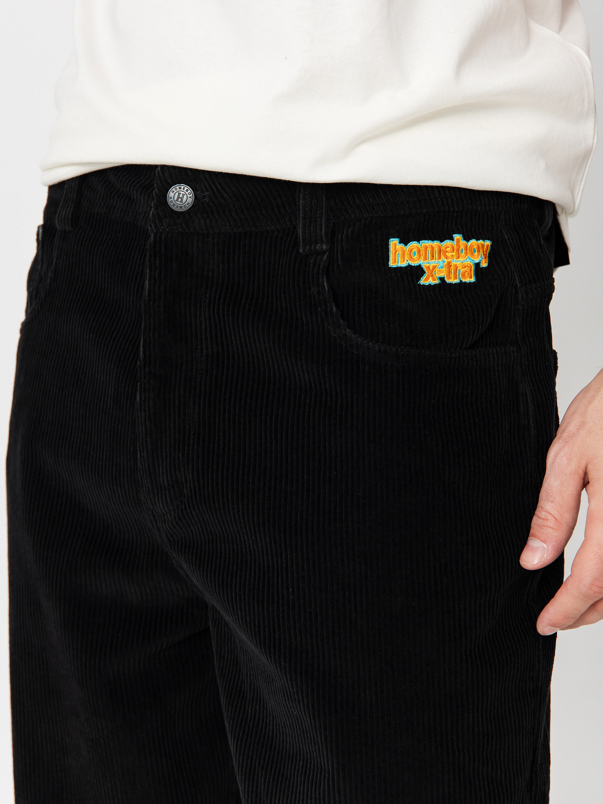 Homeboy X Tra Baggy Cord Pants Kisnadrág (black)