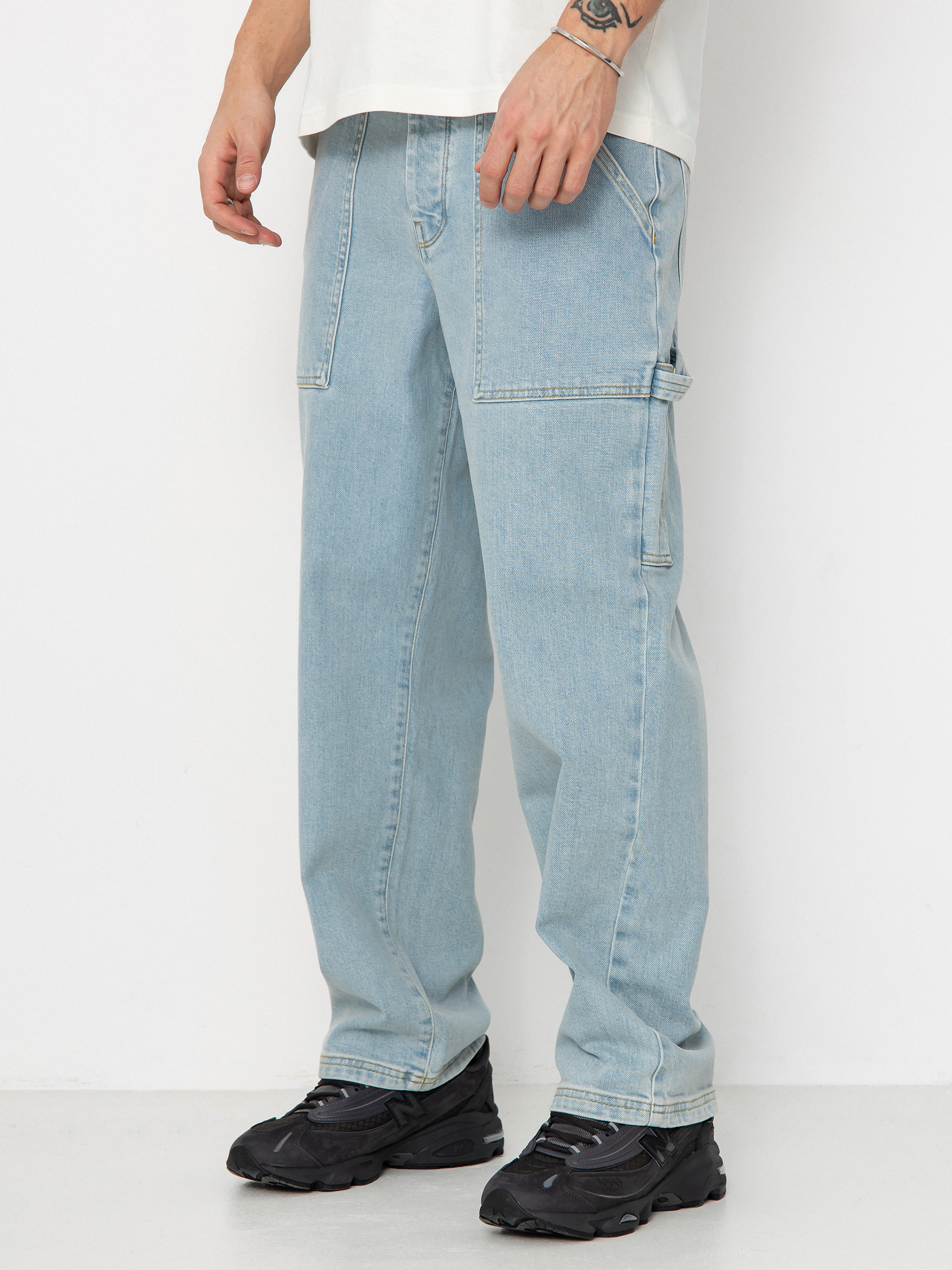 Homeboy X Tra Work Pants Denim Kisnadrág (moon)