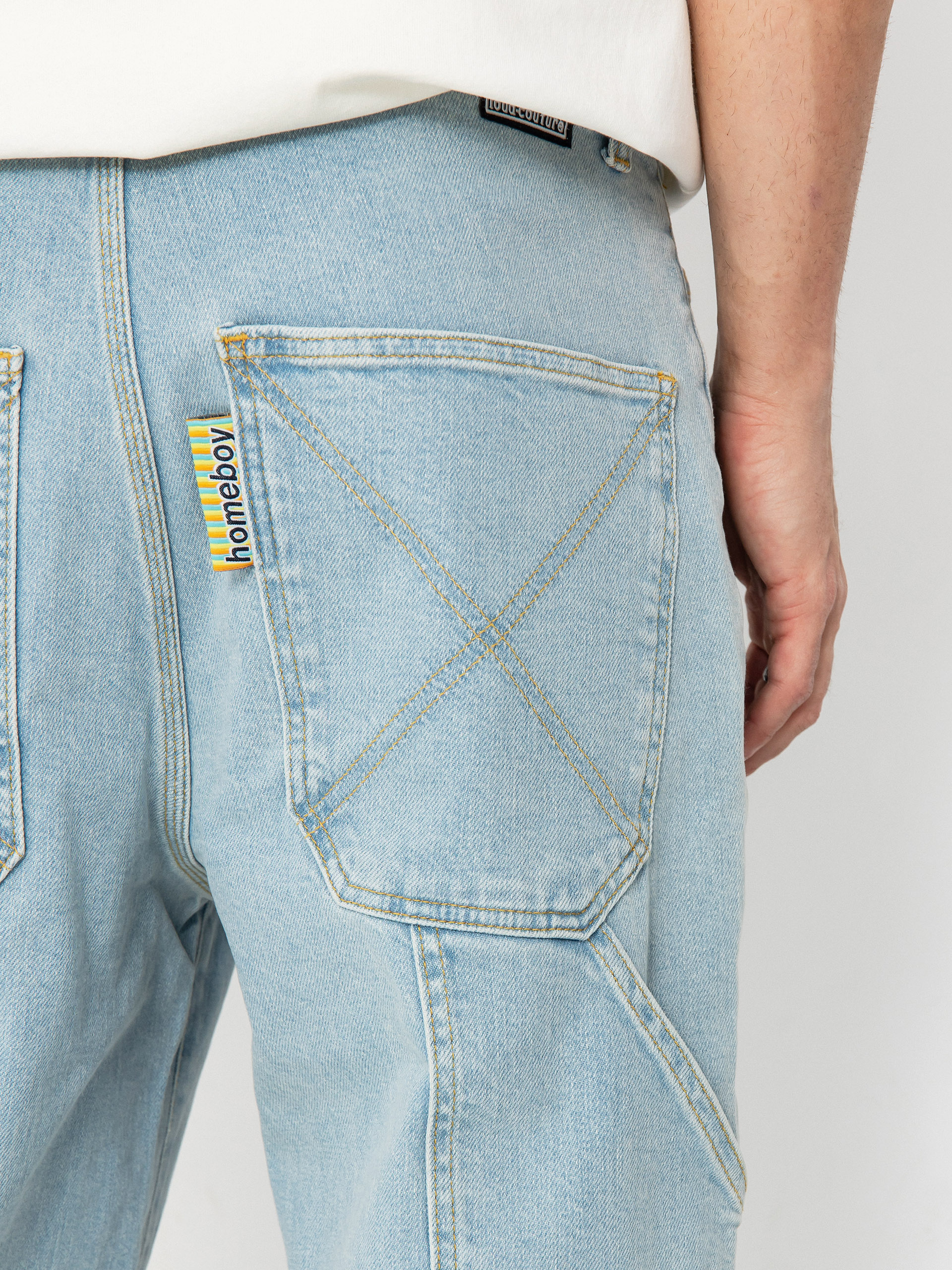 Homeboy X Tra Work Pants Denim Kisnadrág (moon)
