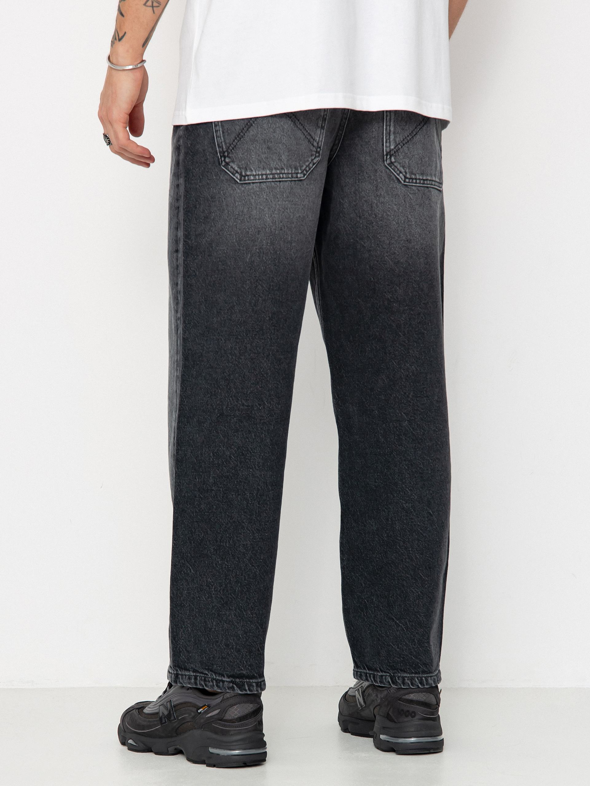 Homeboy X Tra Baggy Vintage Denim Kisnadrág (vintage black)