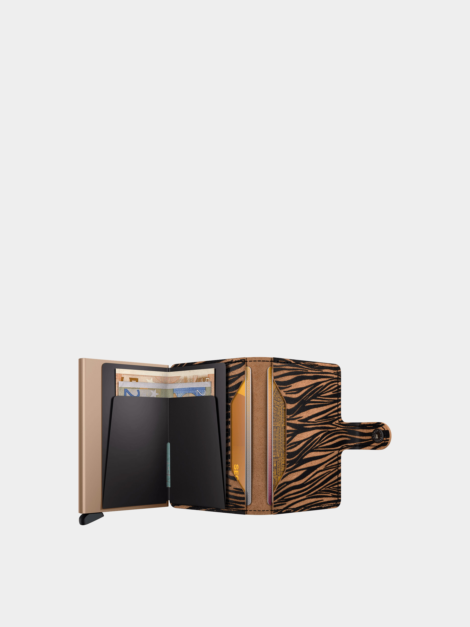 Pénztárca Secrid Miniwallet (zebra beige)