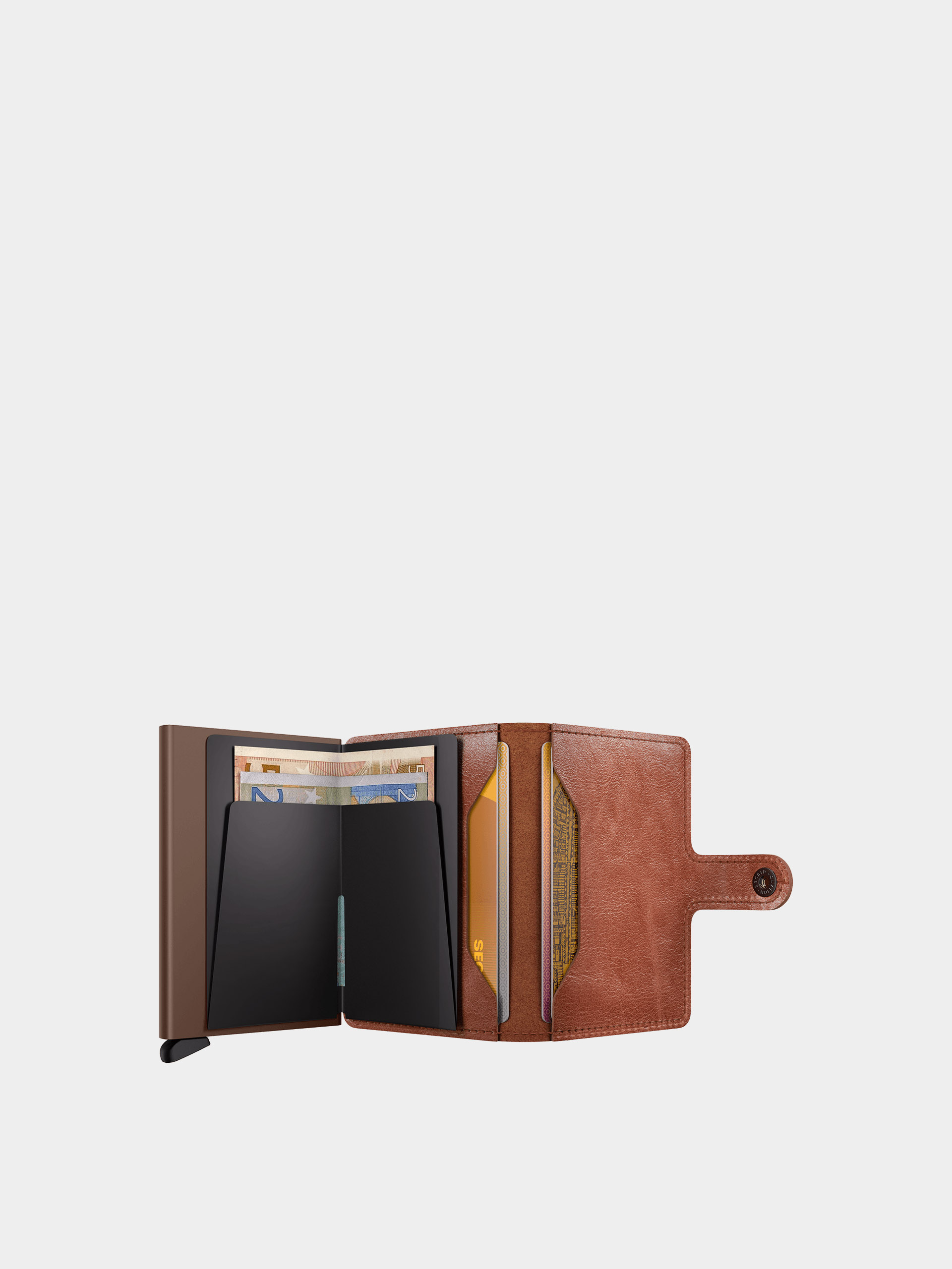 Pénztárca Secrid Miniwallet (vintage cognac brown)