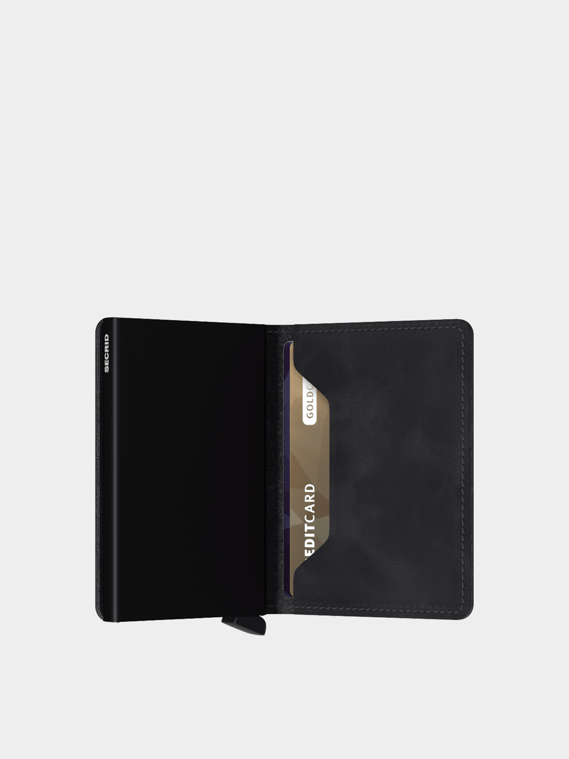 Pénztárca Secrid Slimwallet (vintage black)