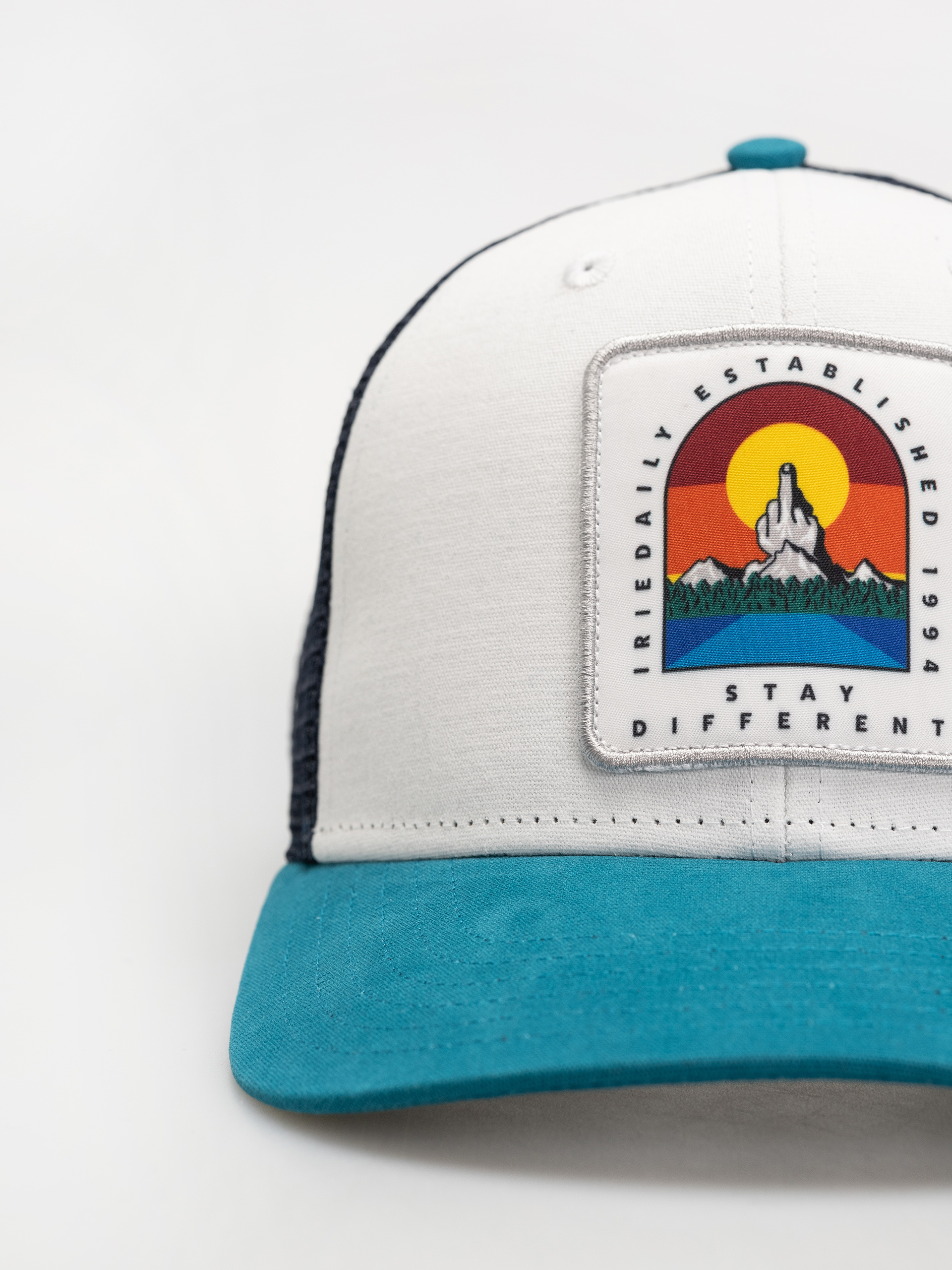 Baseball sapka Iriedaily Stonefinger (blue green)