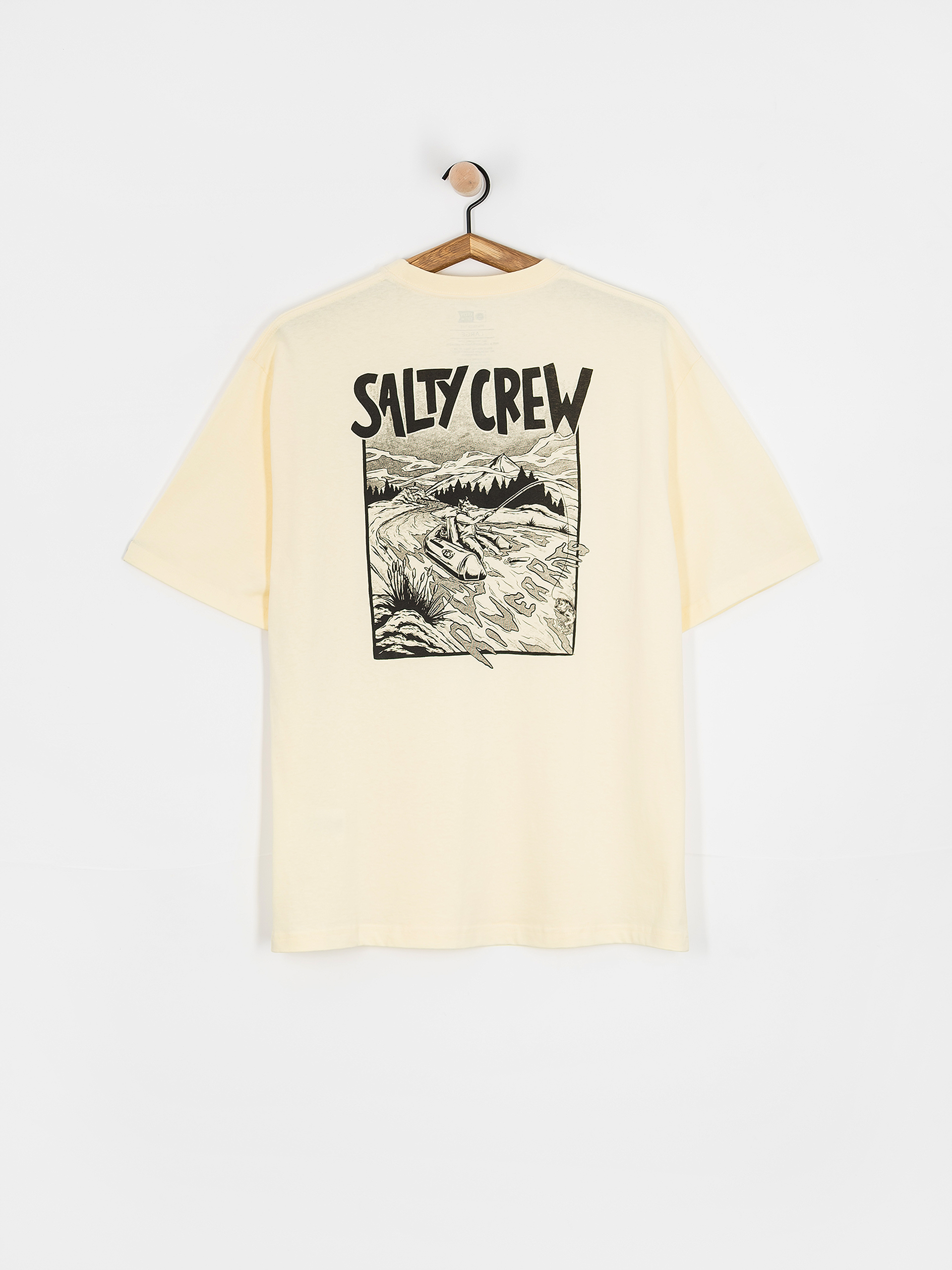 Salty Crew River Rats Póló (transparent yellow)