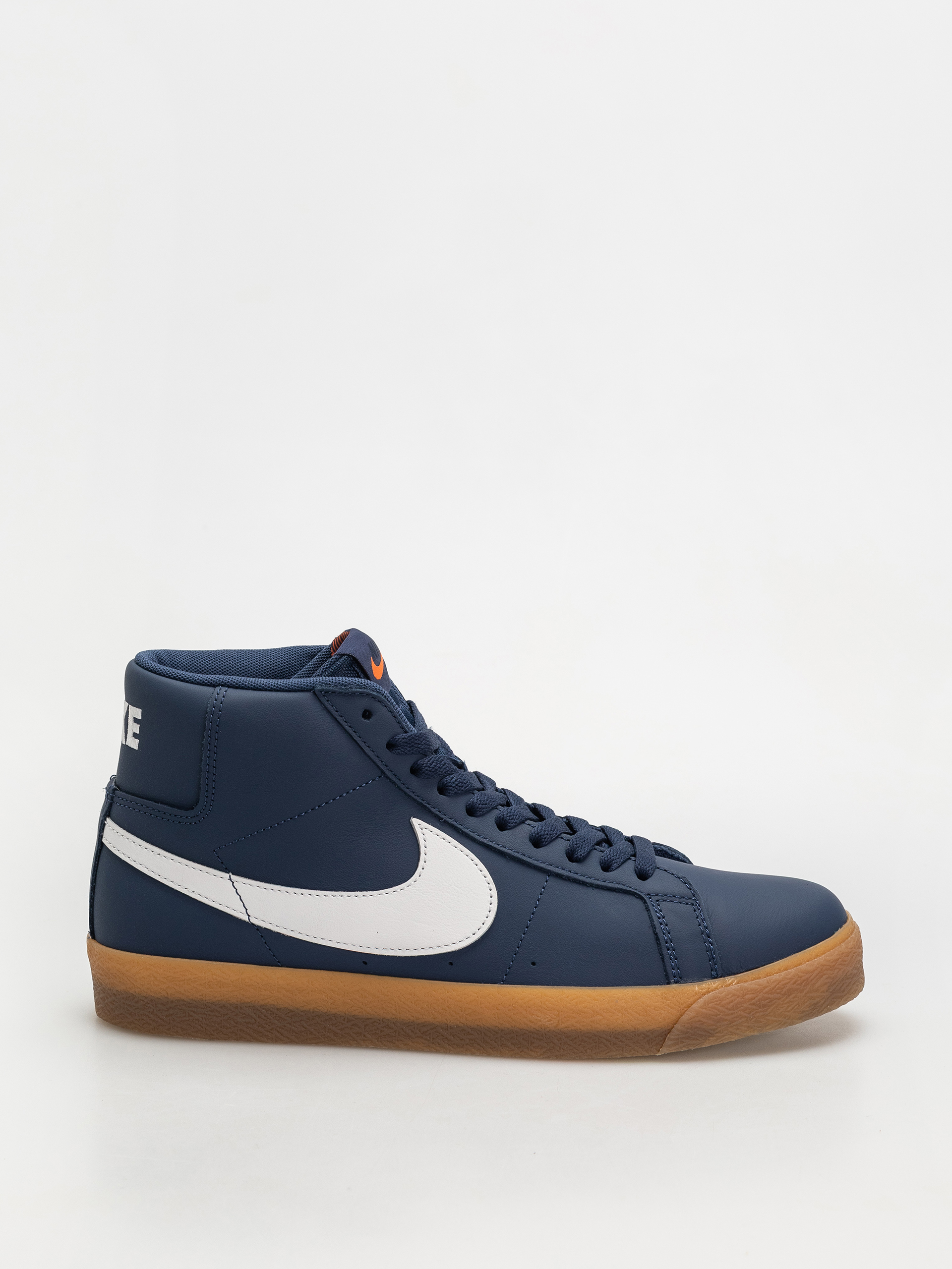 Nike SB Zoom Blazer Mid Iso Cipők (navy/white navy gum light brown)