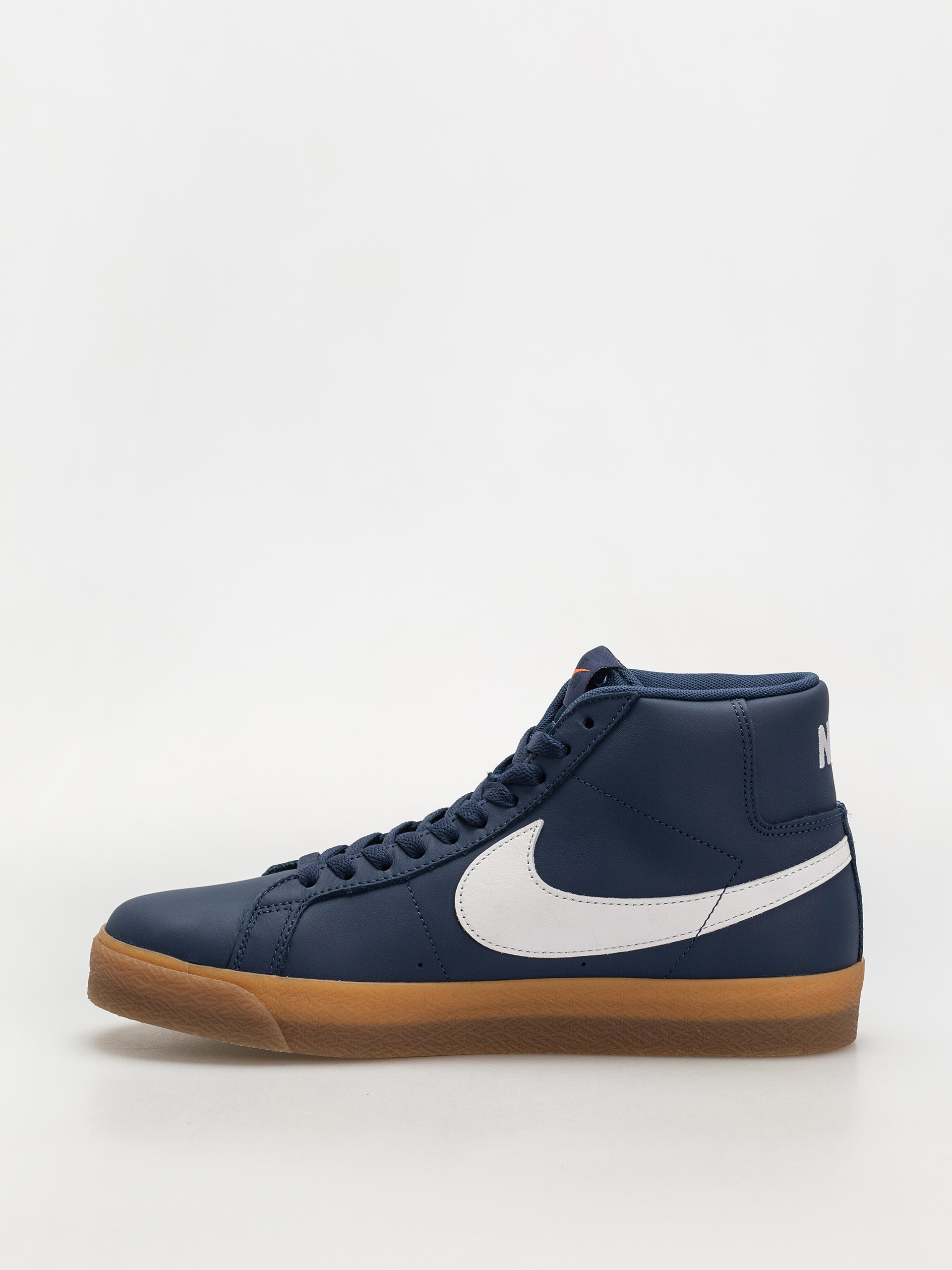 Nike SB Zoom Blazer Mid Iso Cipők (navy/white navy gum light brown)