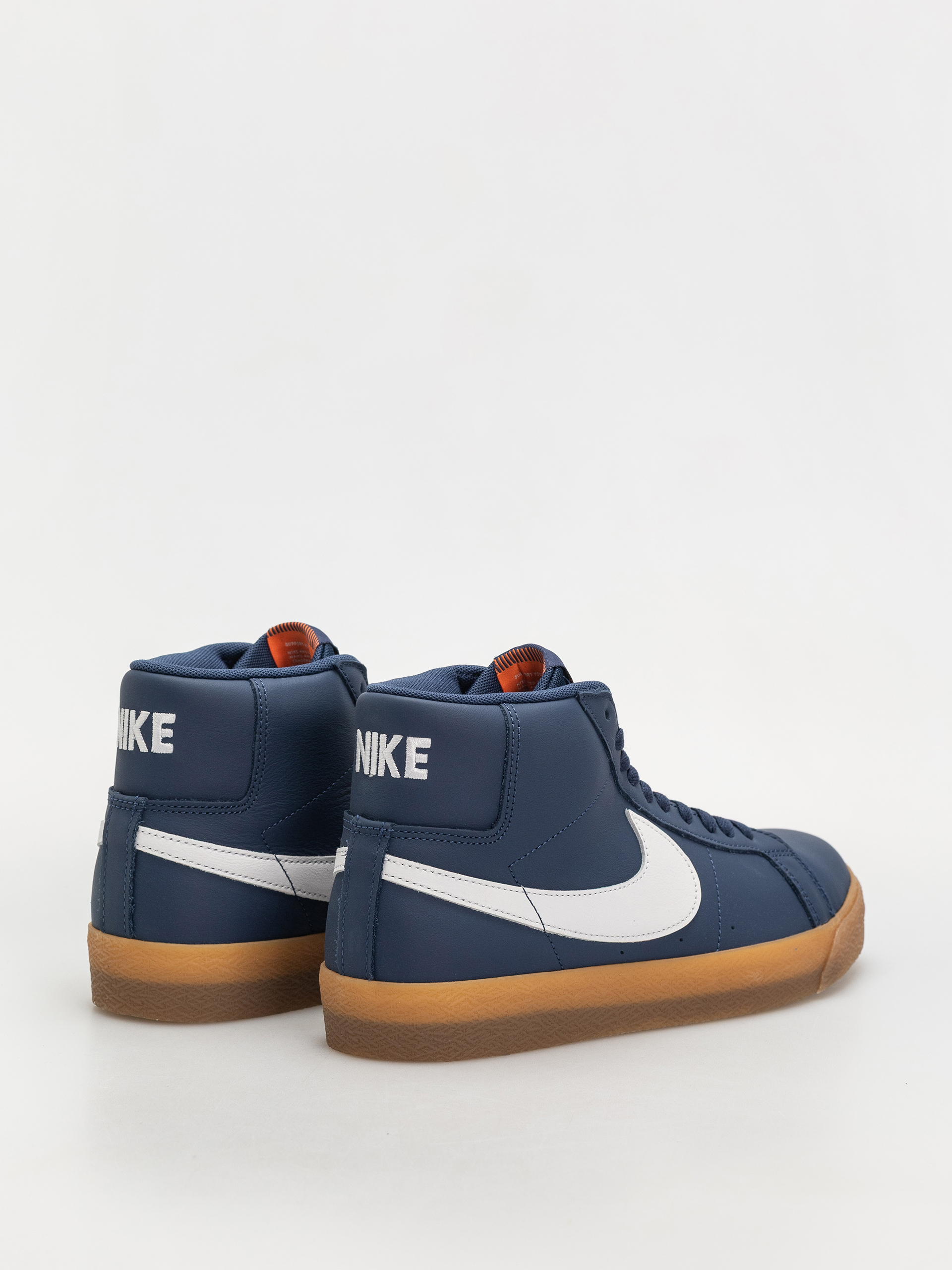 Nike SB Zoom Blazer Mid Iso Cipők (navy/white navy gum light brown)