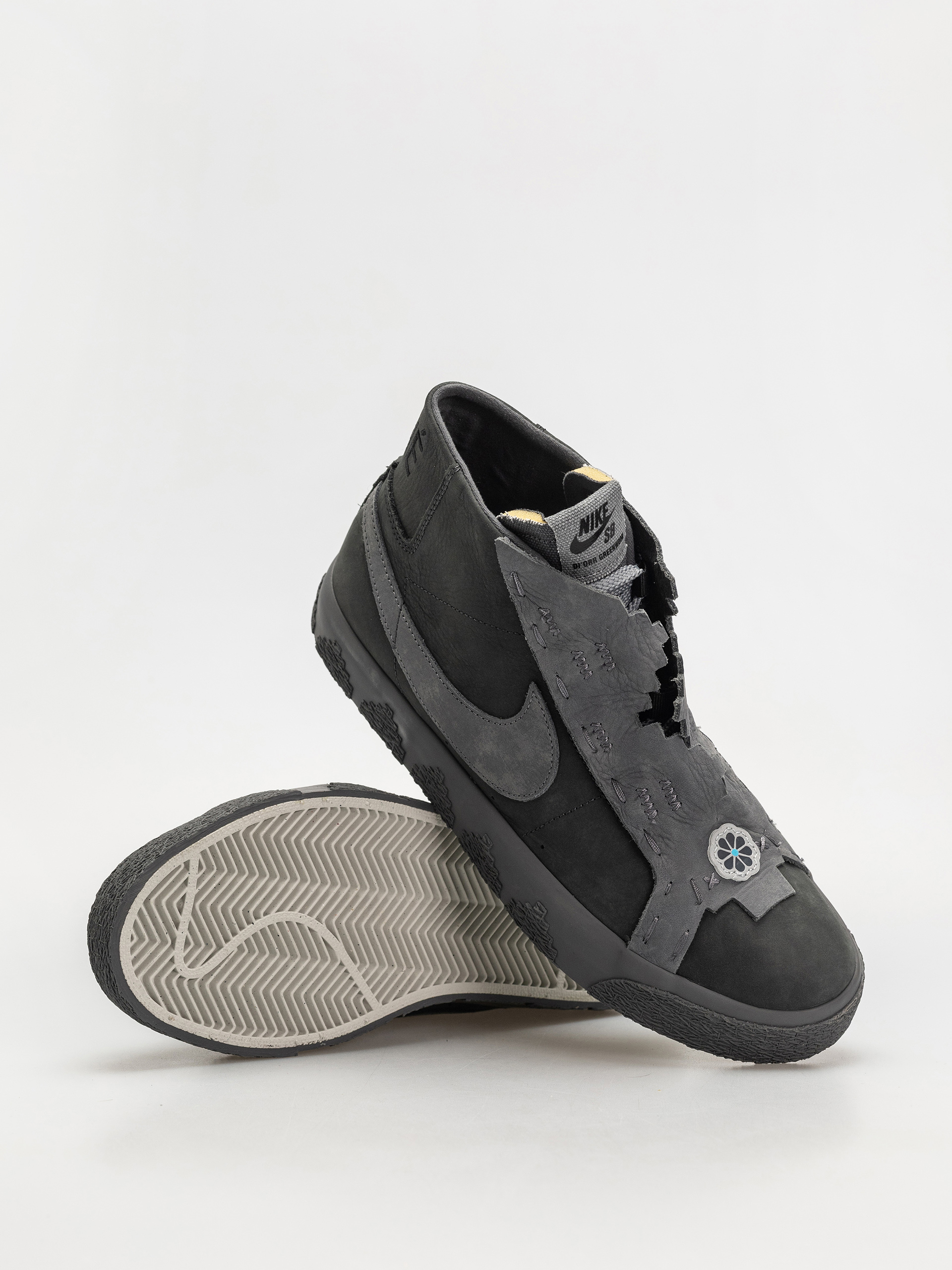 Nike SB X Diorr Greenwood Zoom Blazer Mid Cipők (anthracite/dk smoke grey)