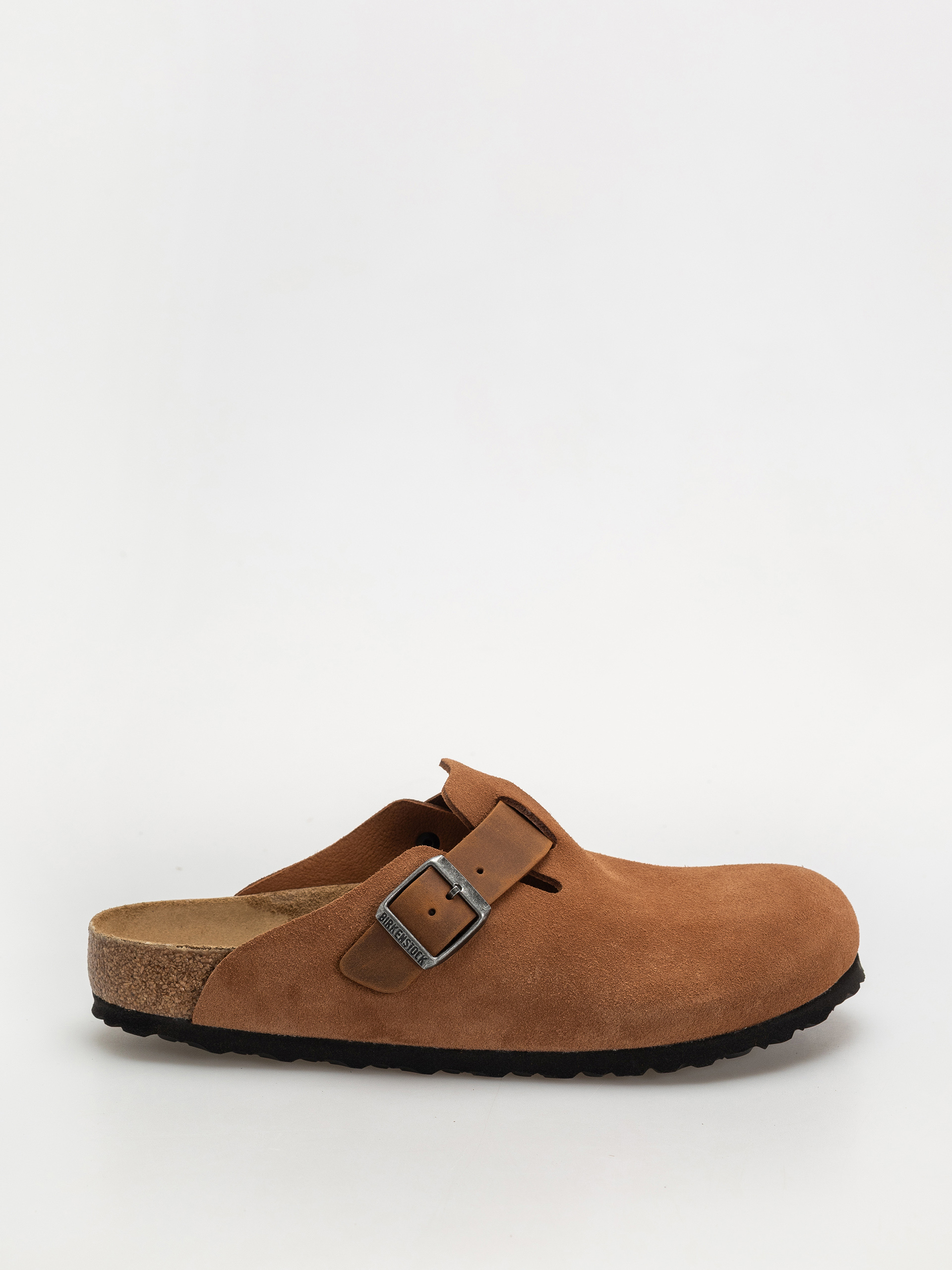 Birkenstock Boston Suede Oiled Leather Regular Flip-flop papucsok