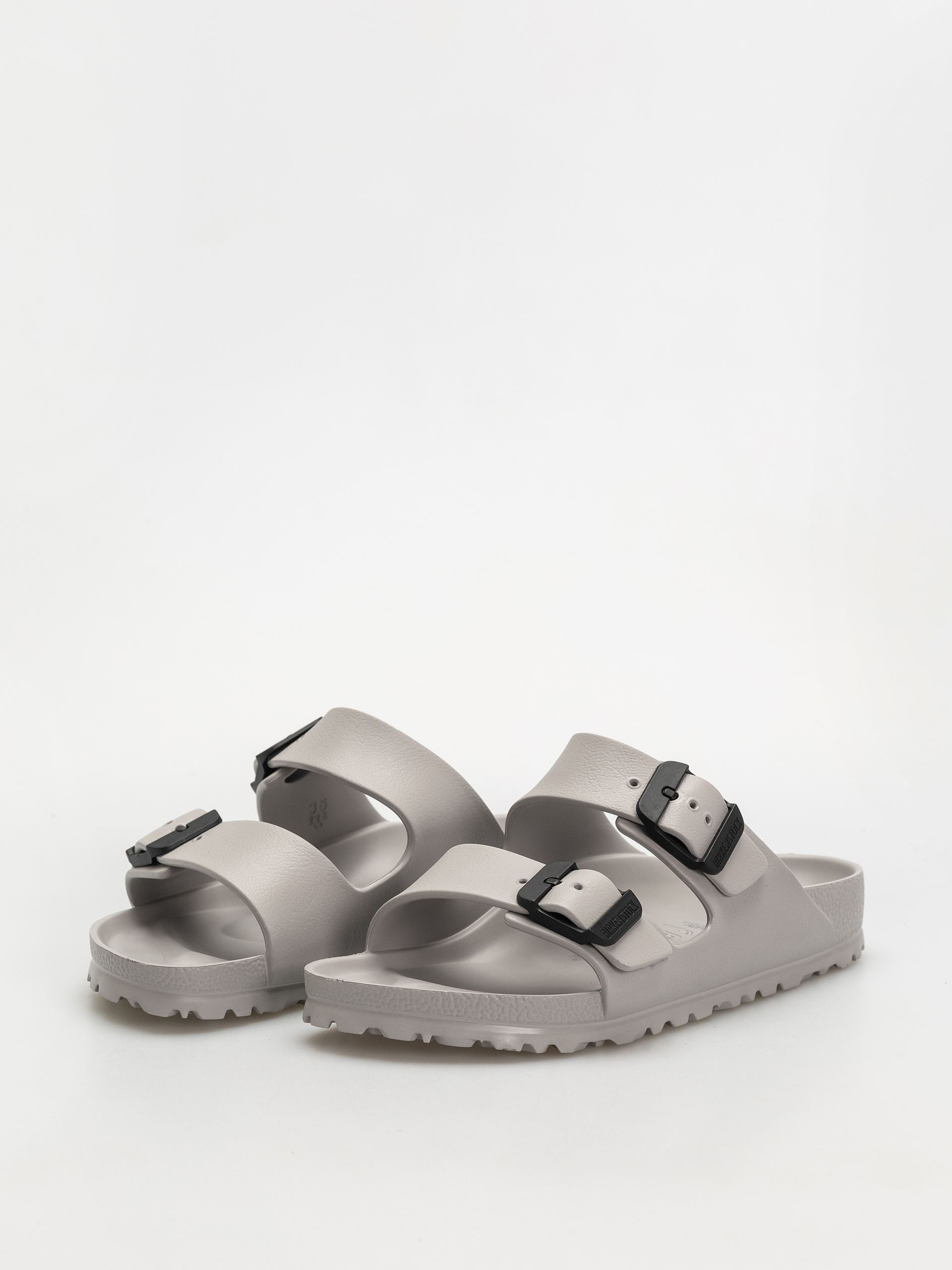 Birkenstock Arizona Stealth Buckle EVA Narrow Wmn Flip-flop papucsok (stone coin/black)