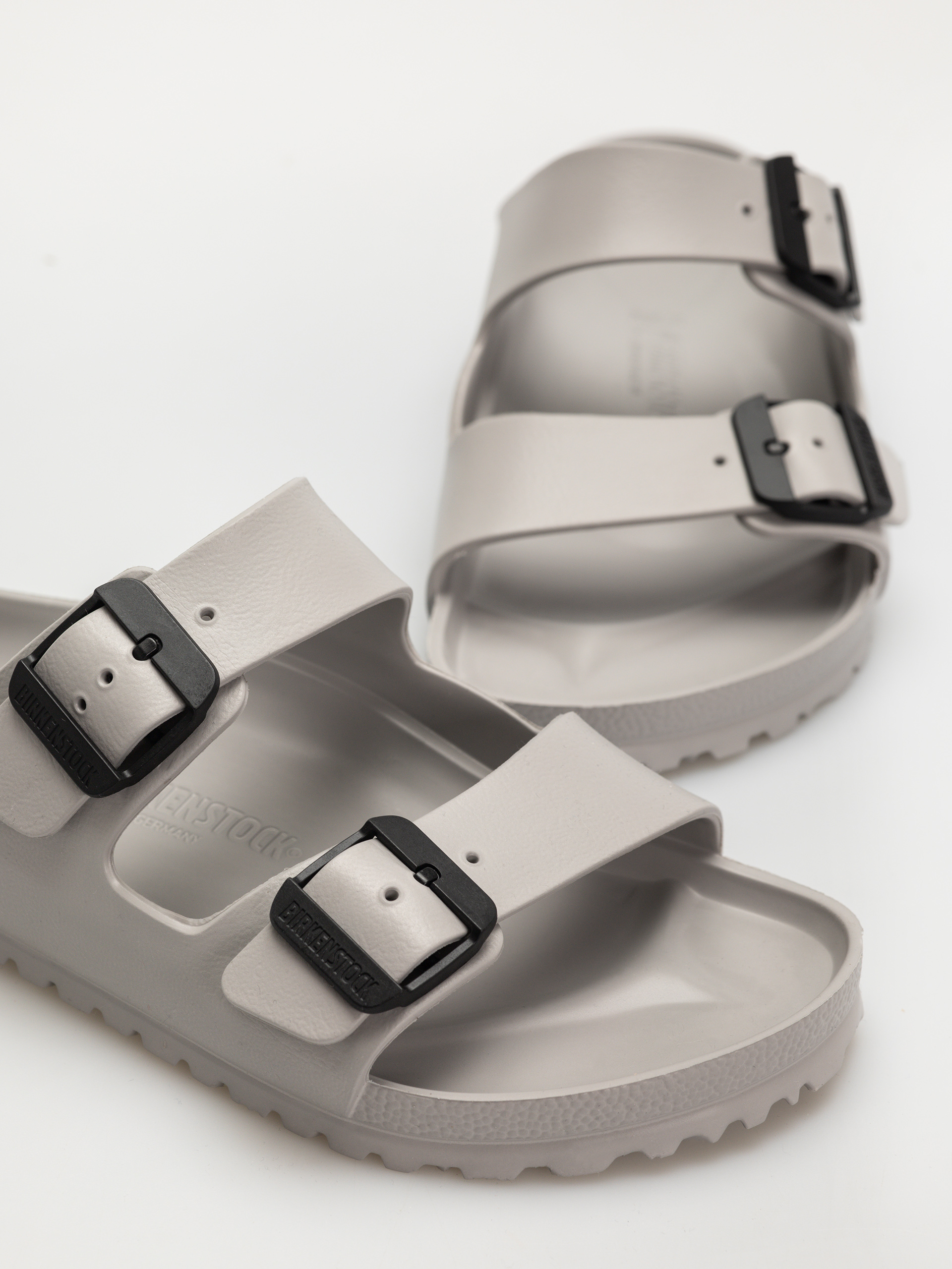 Birkenstock Arizona Stealth Buckle EVA Regular Flip-flop papucsok (stone coin/black)