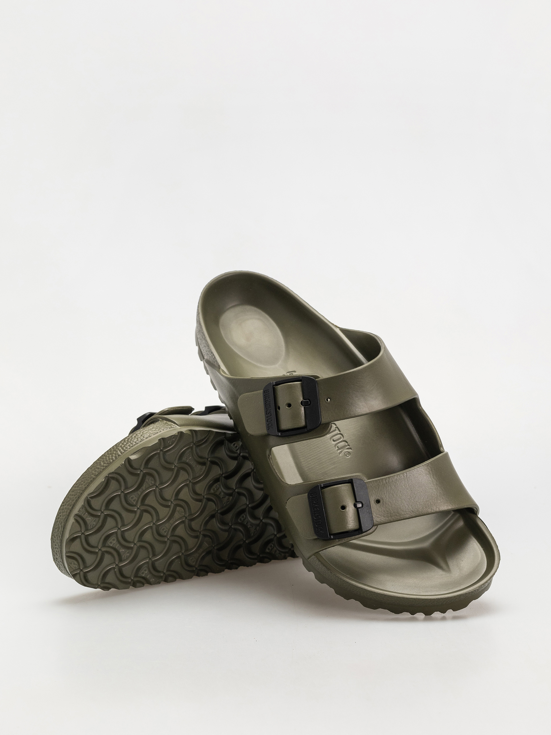 Birkenstock Arizona Stealth Buckle EVA Regular Flip-flop papucsok (khaki/black)