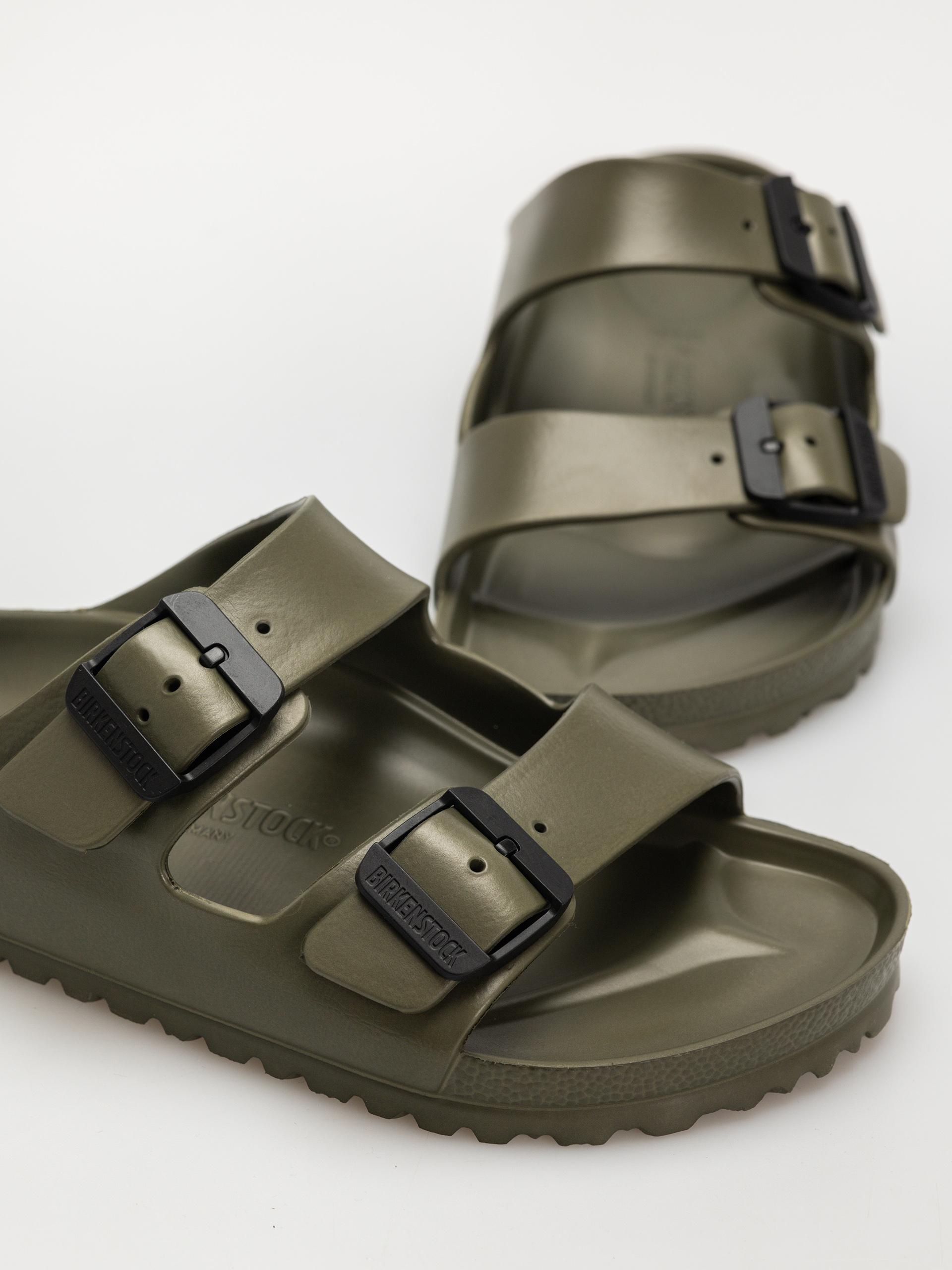 Birkenstock Arizona Stealth Buckle EVA Regular Flip-flop papucsok (khaki/black)
