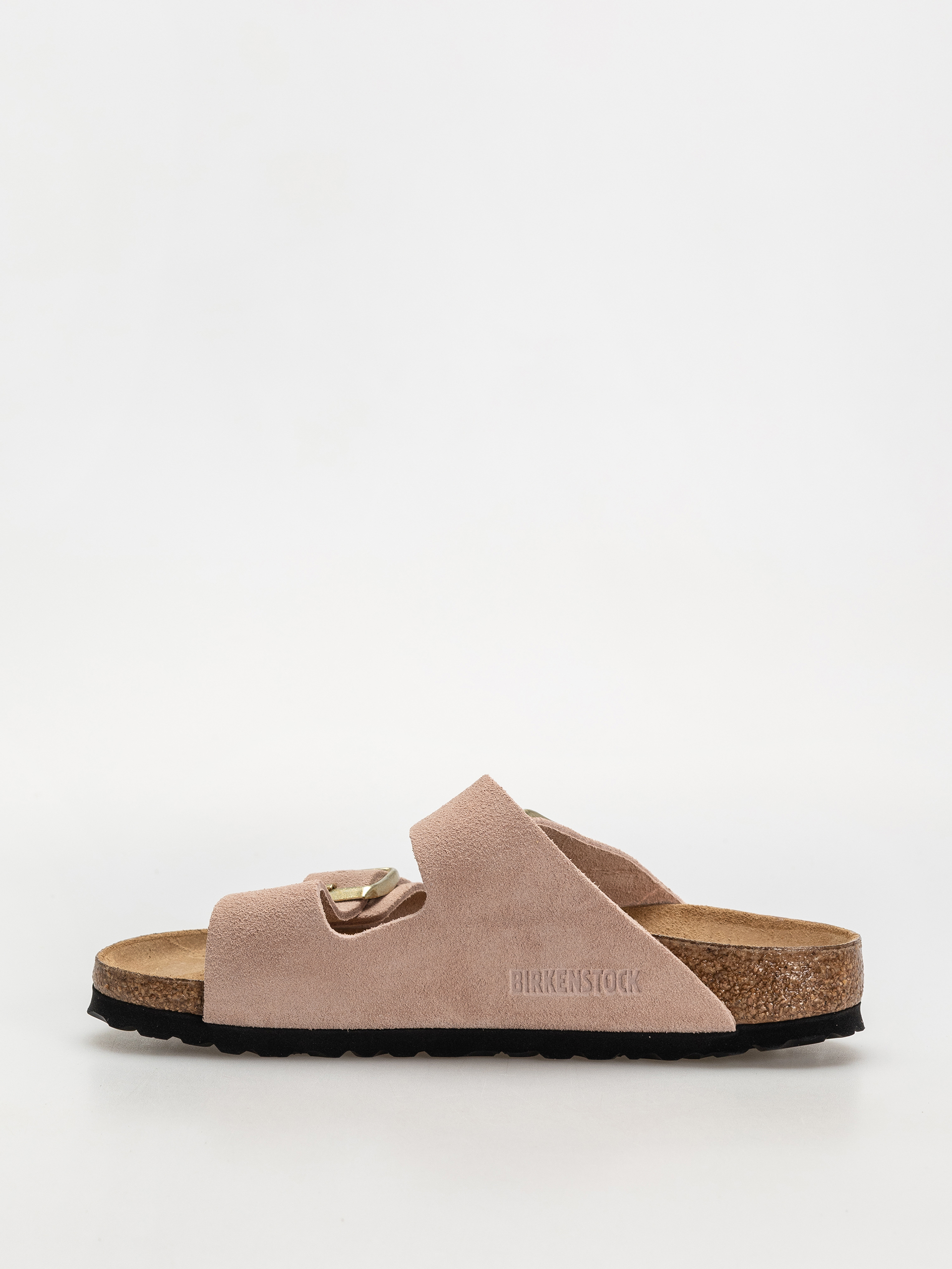 Birkenstock Arizona Suede Leather Narrow Wmn Flip-flop papucsok (light rose)
