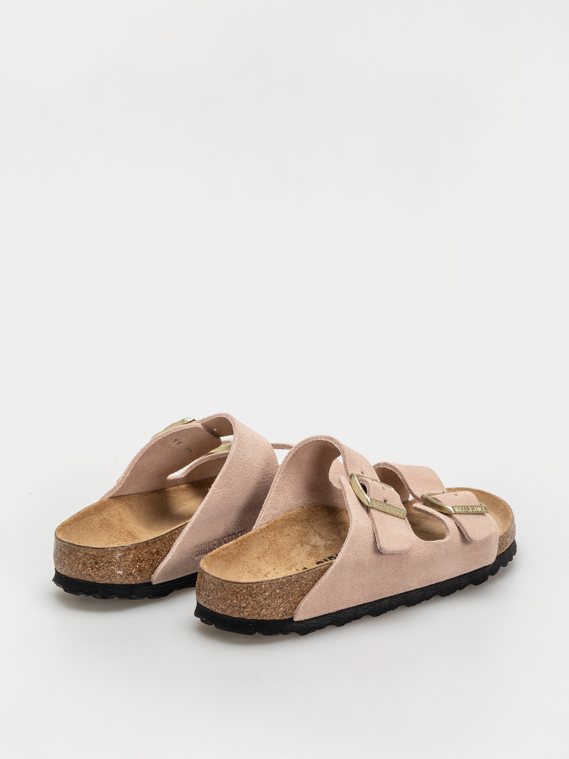 Birkenstock Arizona Suede Leather Narrow Wmn Flip-flop papucsok (light rose)
