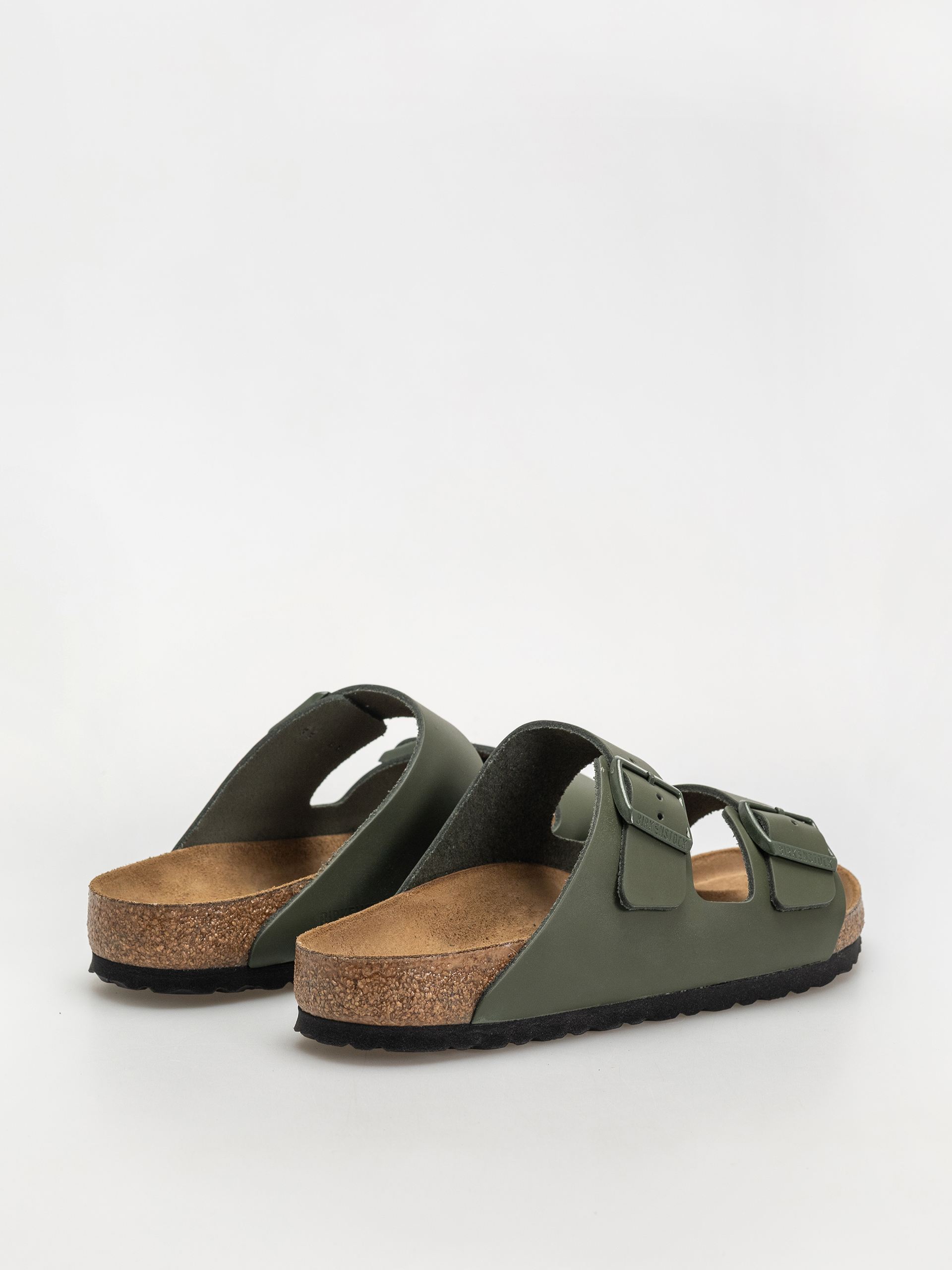 Birkenstock Arizona Natural Leather Regular Flip-flop papucsok (thyme)
