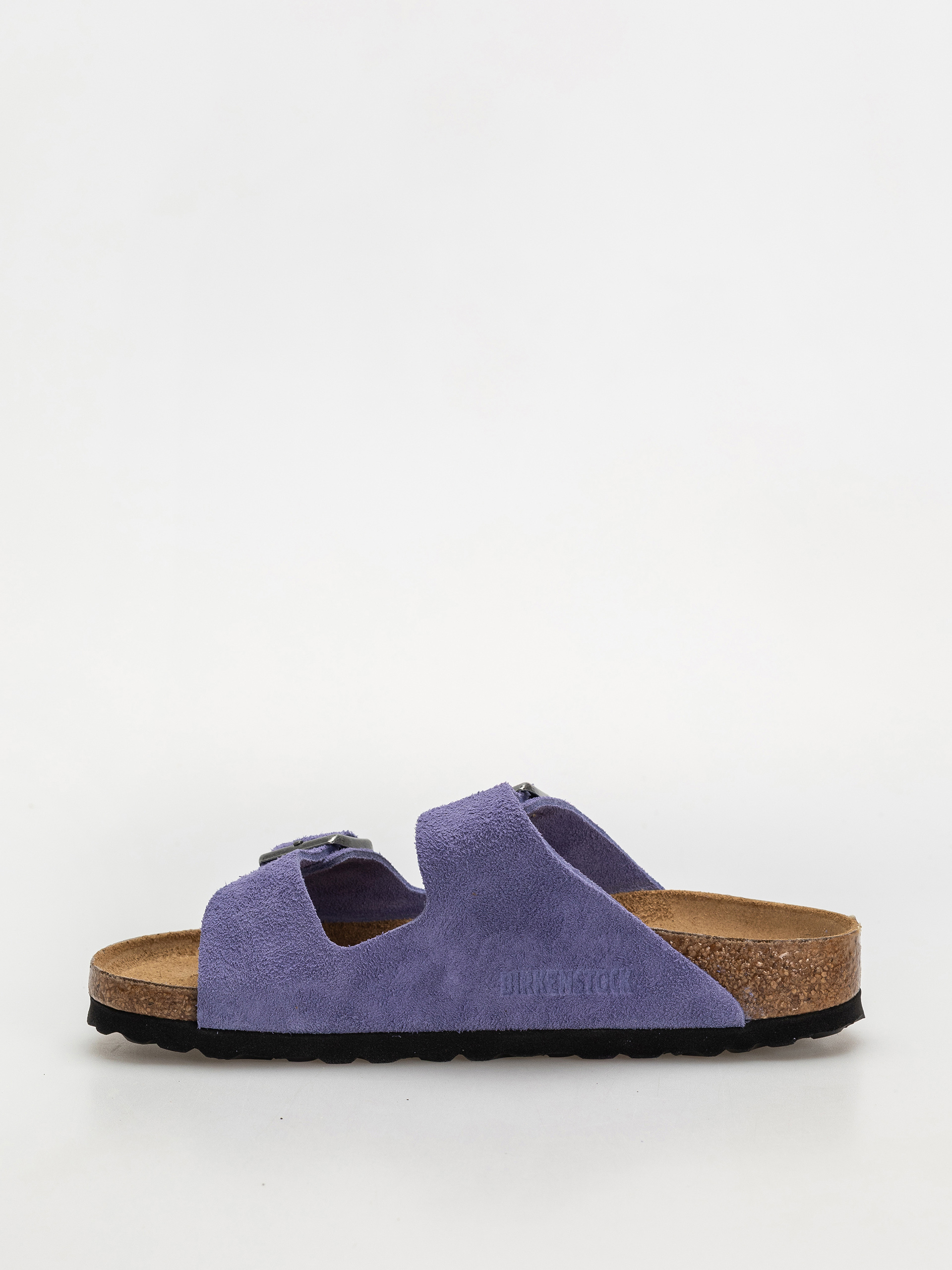 Birkenstock Arizona Suede Leather Narrow Wmn Flip-flop papucsok (purple dusk)