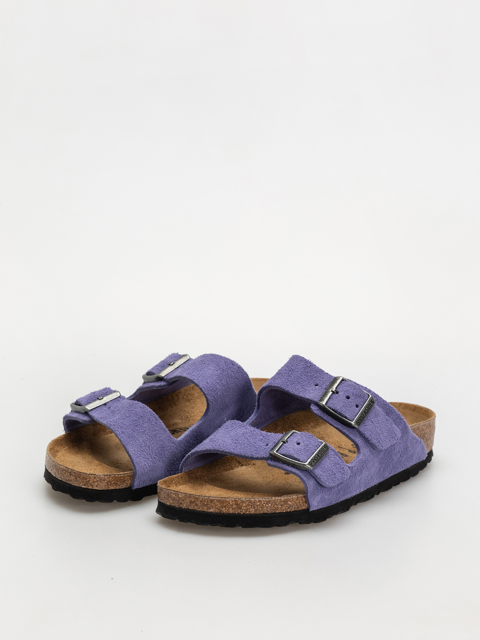Birkenstock Arizona Suede Leather Narrow Wmn Flip-flop papucsok (purple dusk)