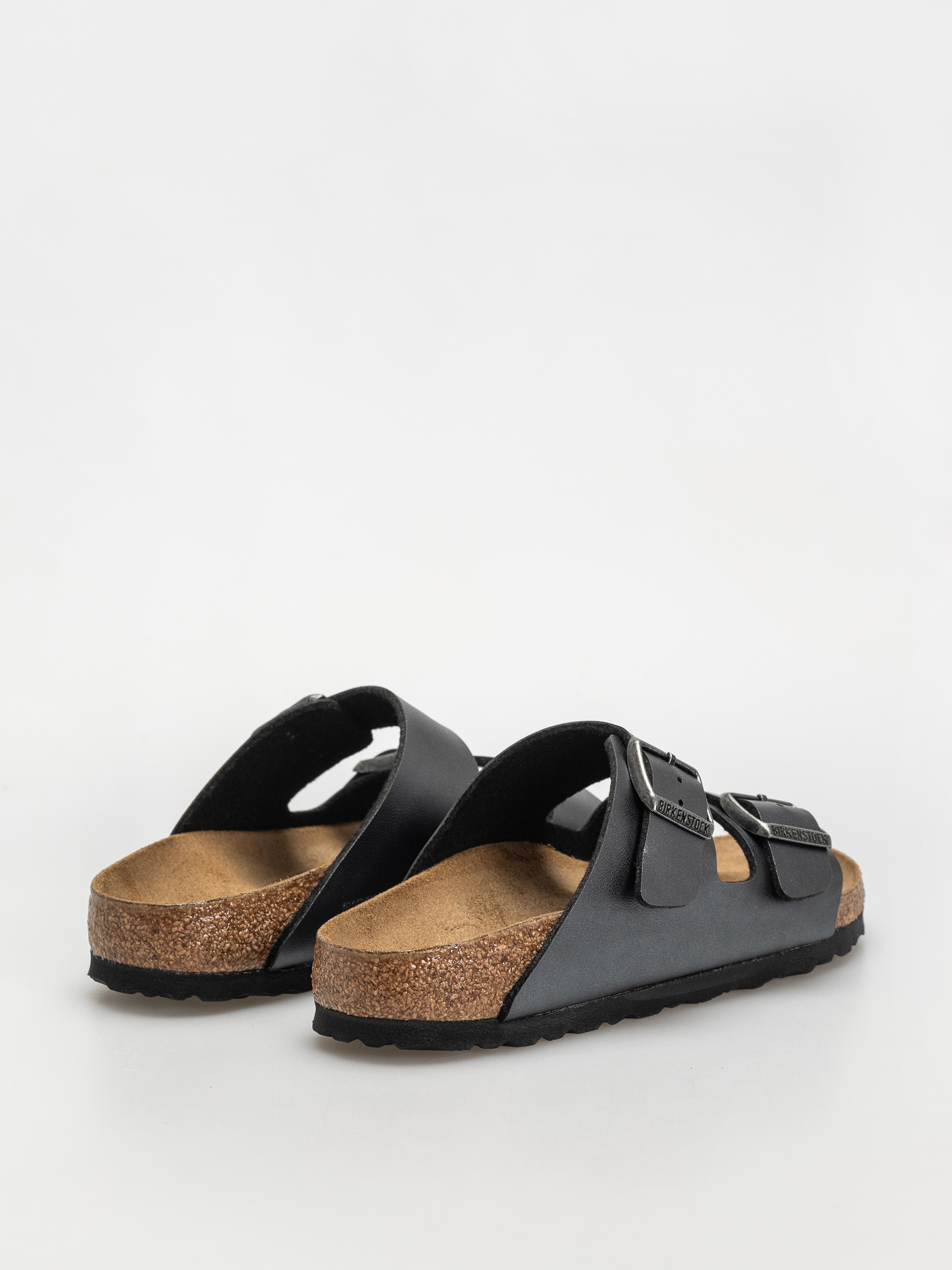 Birkenstock Arizona Birko Flor Metallic Narrow Wmn Flip-flop papucsok (metallic black)