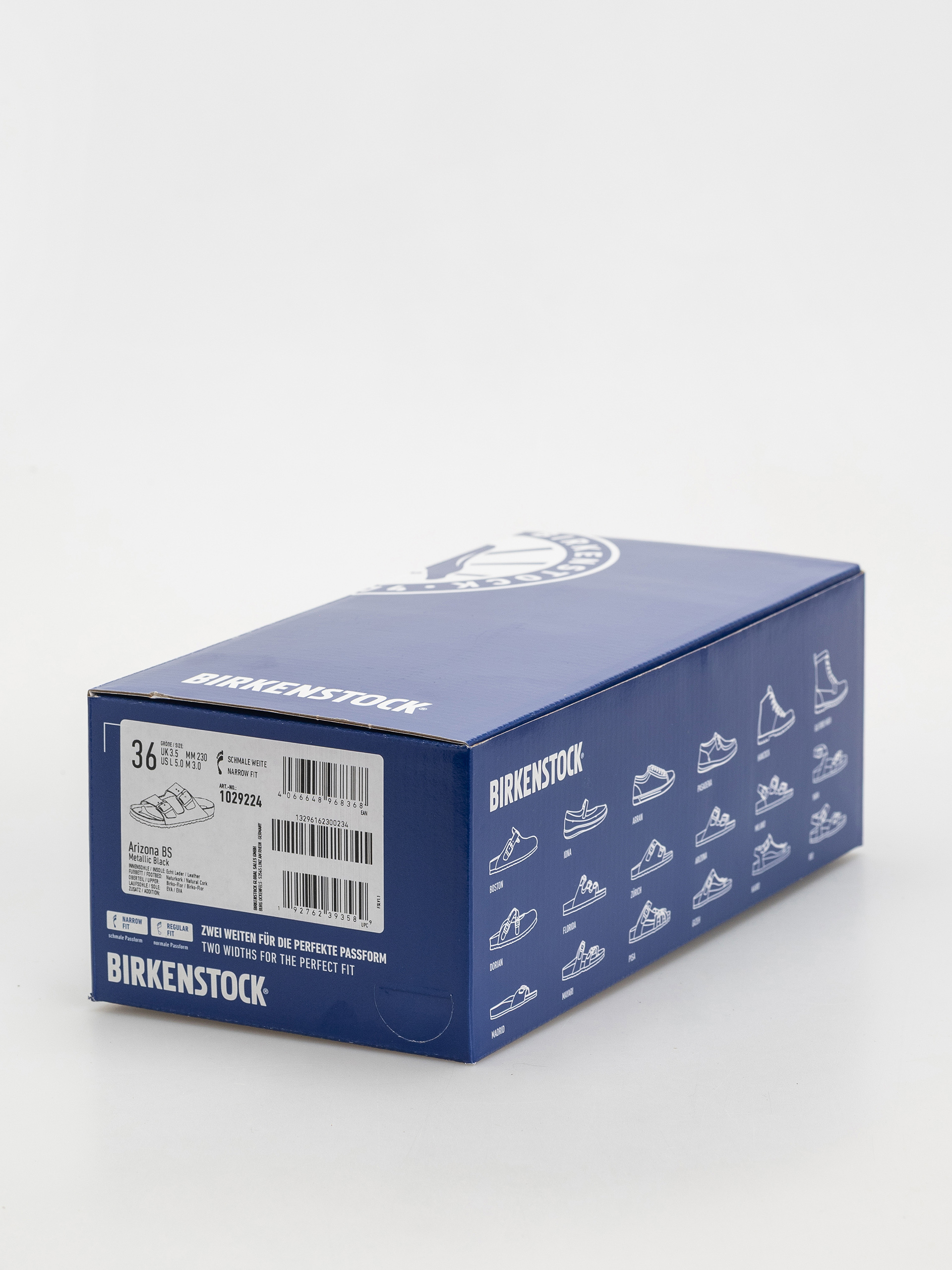 Birkenstock Arizona Birko Flor Metallic Narrow Wmn Flip-flop papucsok (metallic black)