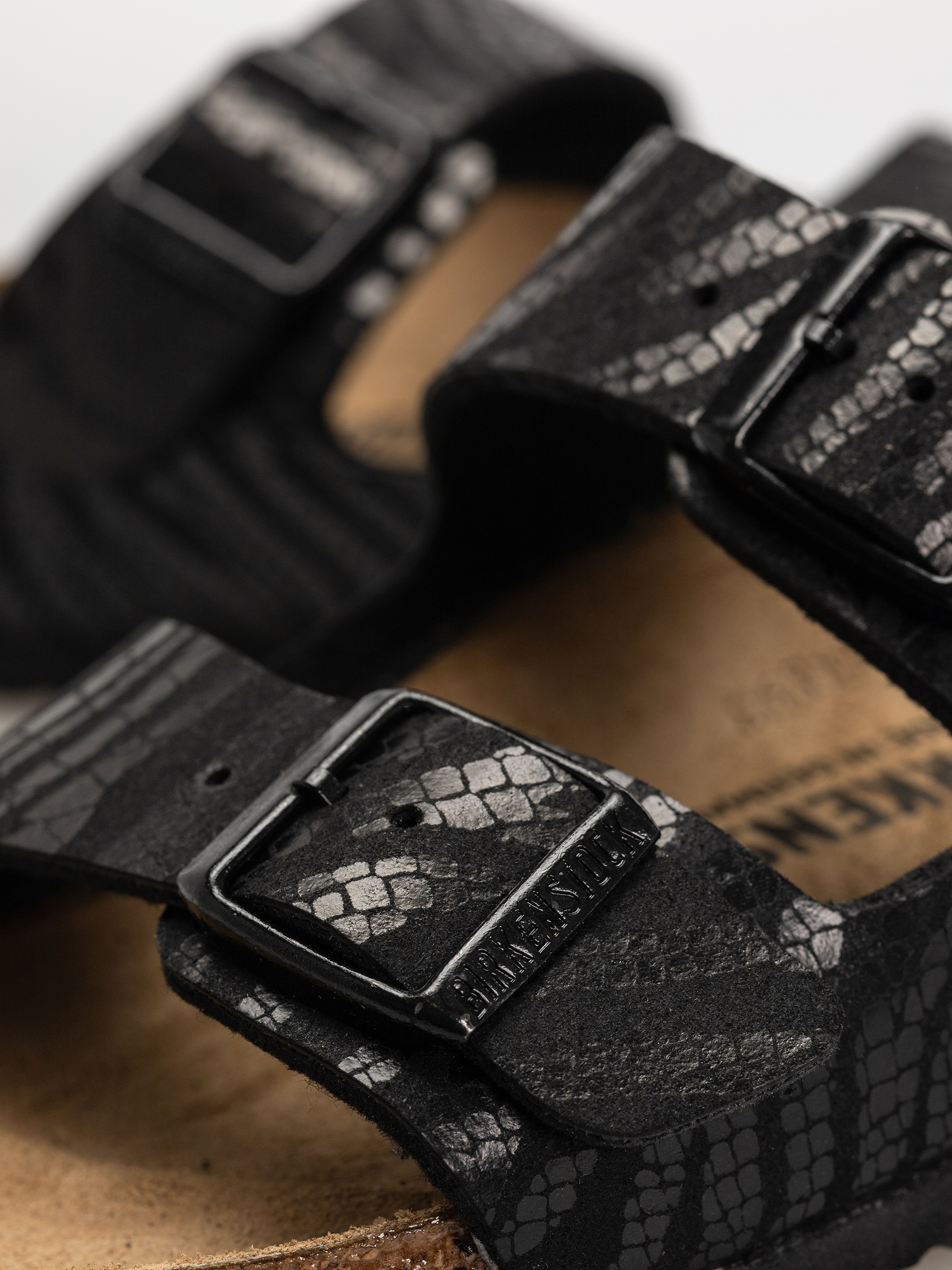 Birkenstock Arizona Animal Print Narrow Wmn Flip-flop papucsok (zebra black)